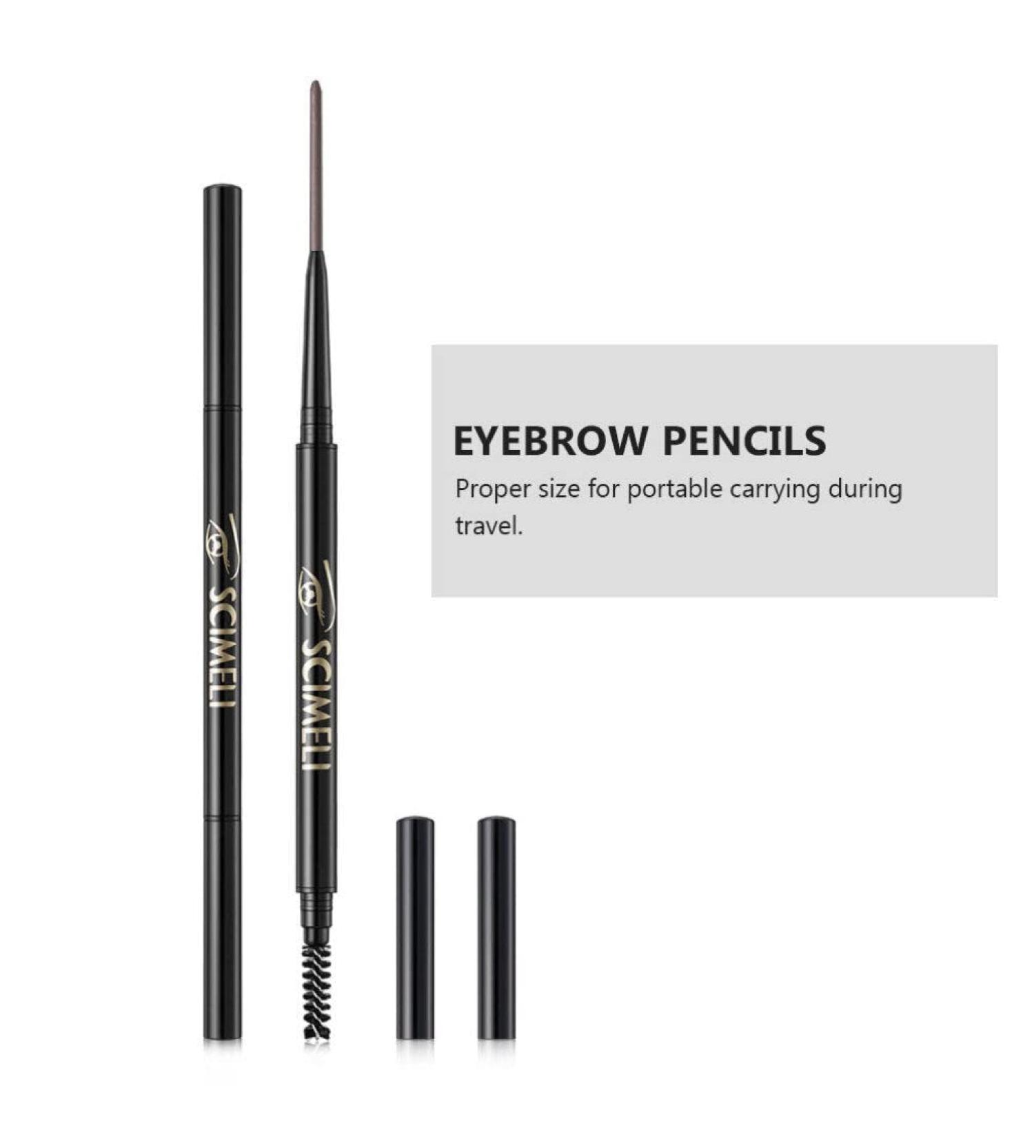 FOMIYES 2 1 Eyebrow Makeup Tools Waterproof Brow Pencil Double Head Eyebrow Pencil Automatic Rotating Pencil 1 count (Pack of 1) Grey - Buy Online on GoSupps.com