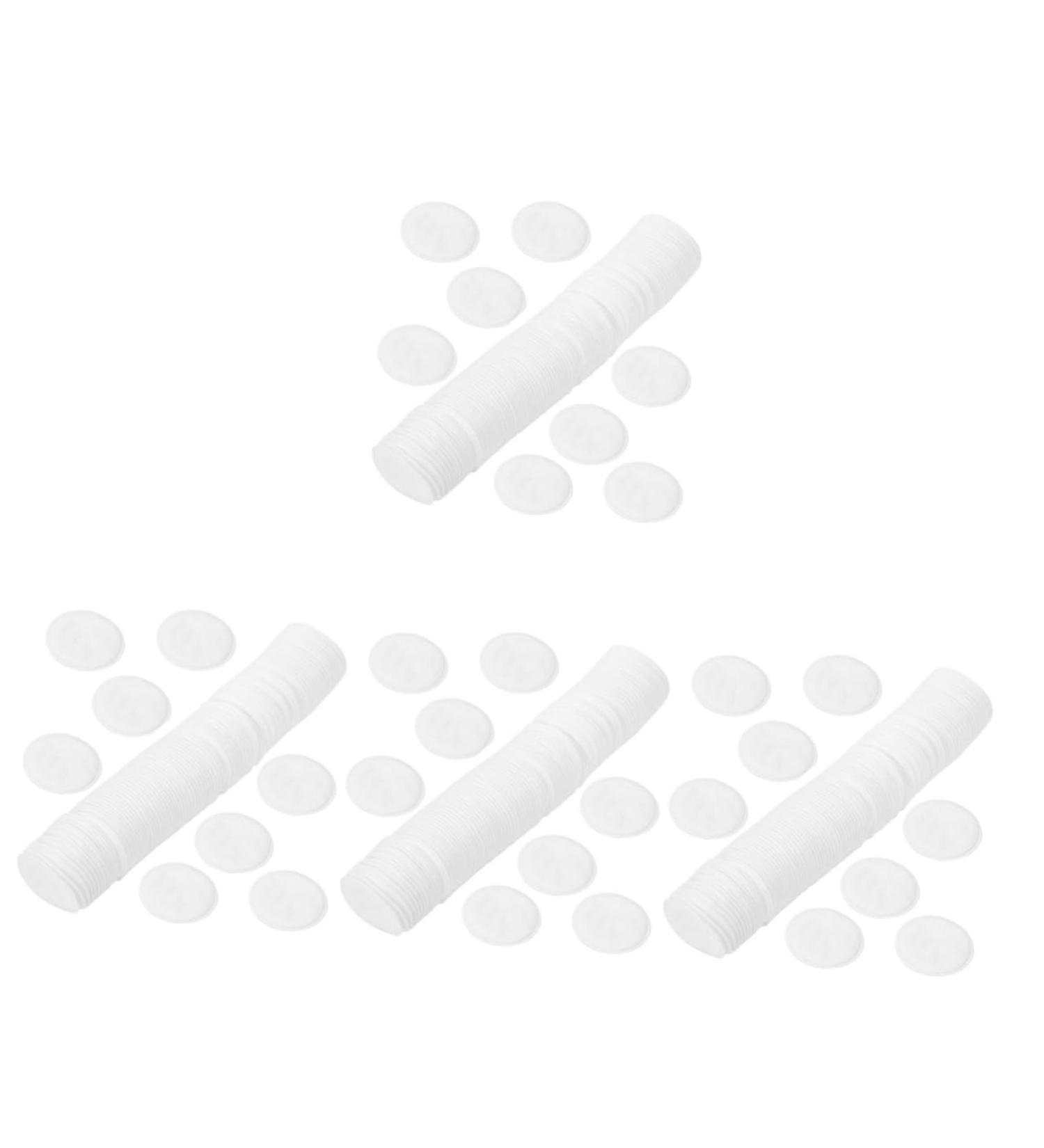 FRCOLOR 400 Pcs Reusable Overlock Cotton Pads - Makeup Removal Squares Non-Woven Fabric Cleaning Cloths for Travel & Easy Makeup Remover - Buy Online on GoSupps.com