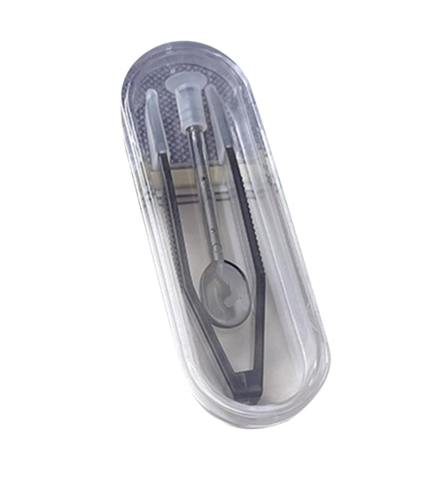 HUWVQCI Multifunctional Contact Lens Tool Set - Insert & Remove Lenses with Shovels & Tweezers | Ideal for Travel & Home Use | Black - Buy Online on GoSupps.com