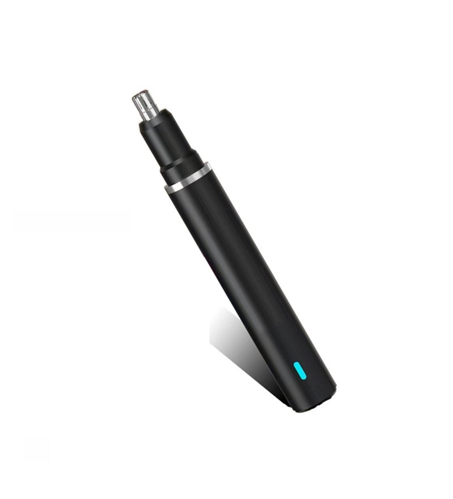 Nose Hair Trimmer Electric Ear & Nose Clipper Professional Painless Hair Removal Shaver Black - Buy Online on GoSupps.com