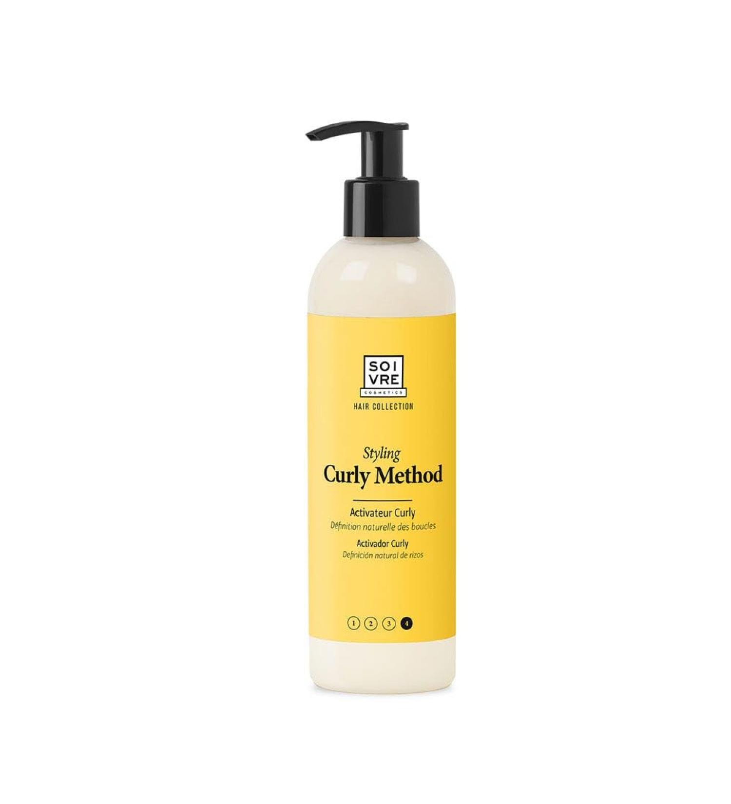 Soivre Cosmetics CURLY activator curl styling 250 ml step 4