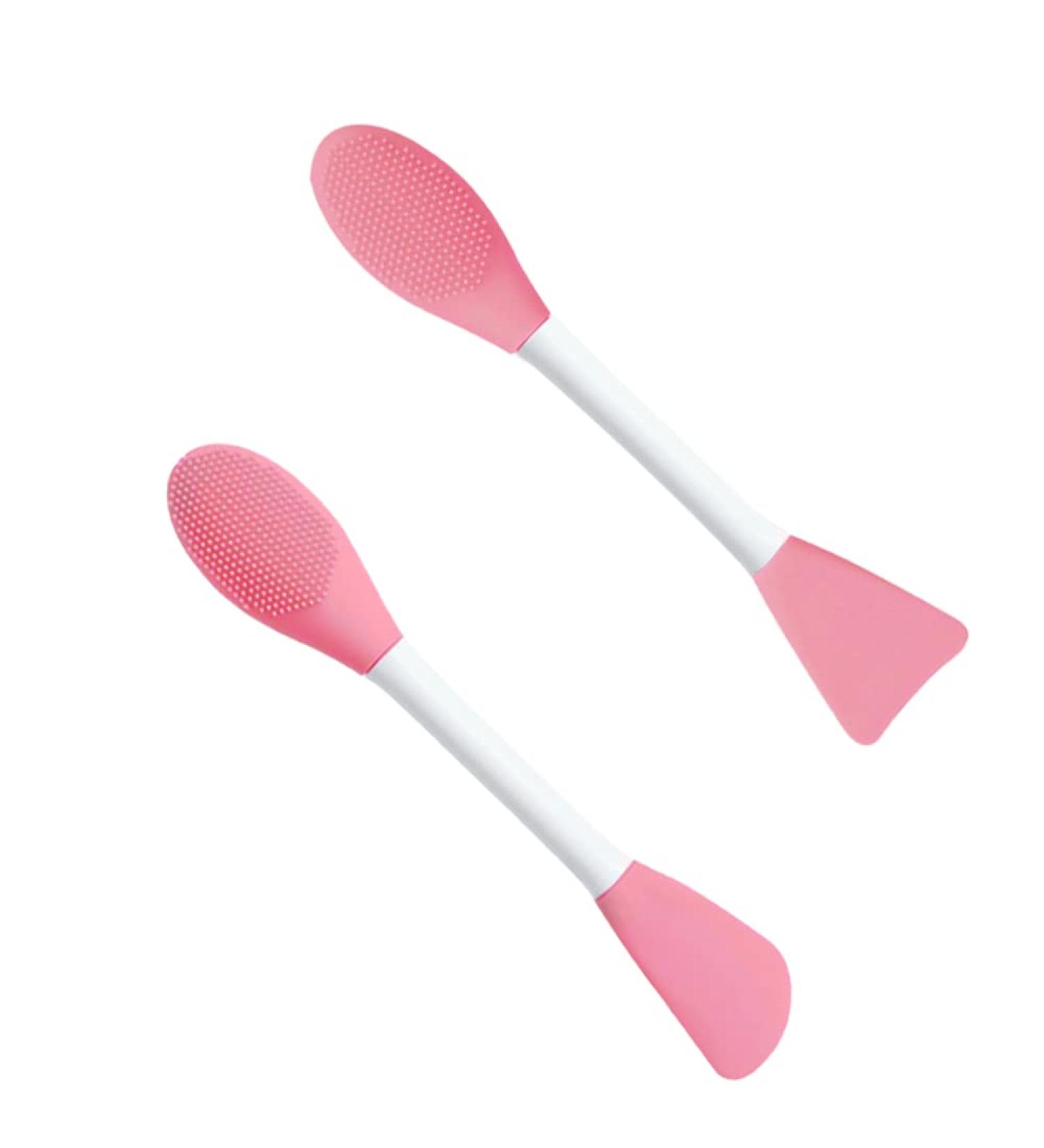 Silicone Face Mask Brush 2Pcs - Facial Mask Applicator for DIY Beauty - Cosmetic Tool - Buy Online on GoSupps.com