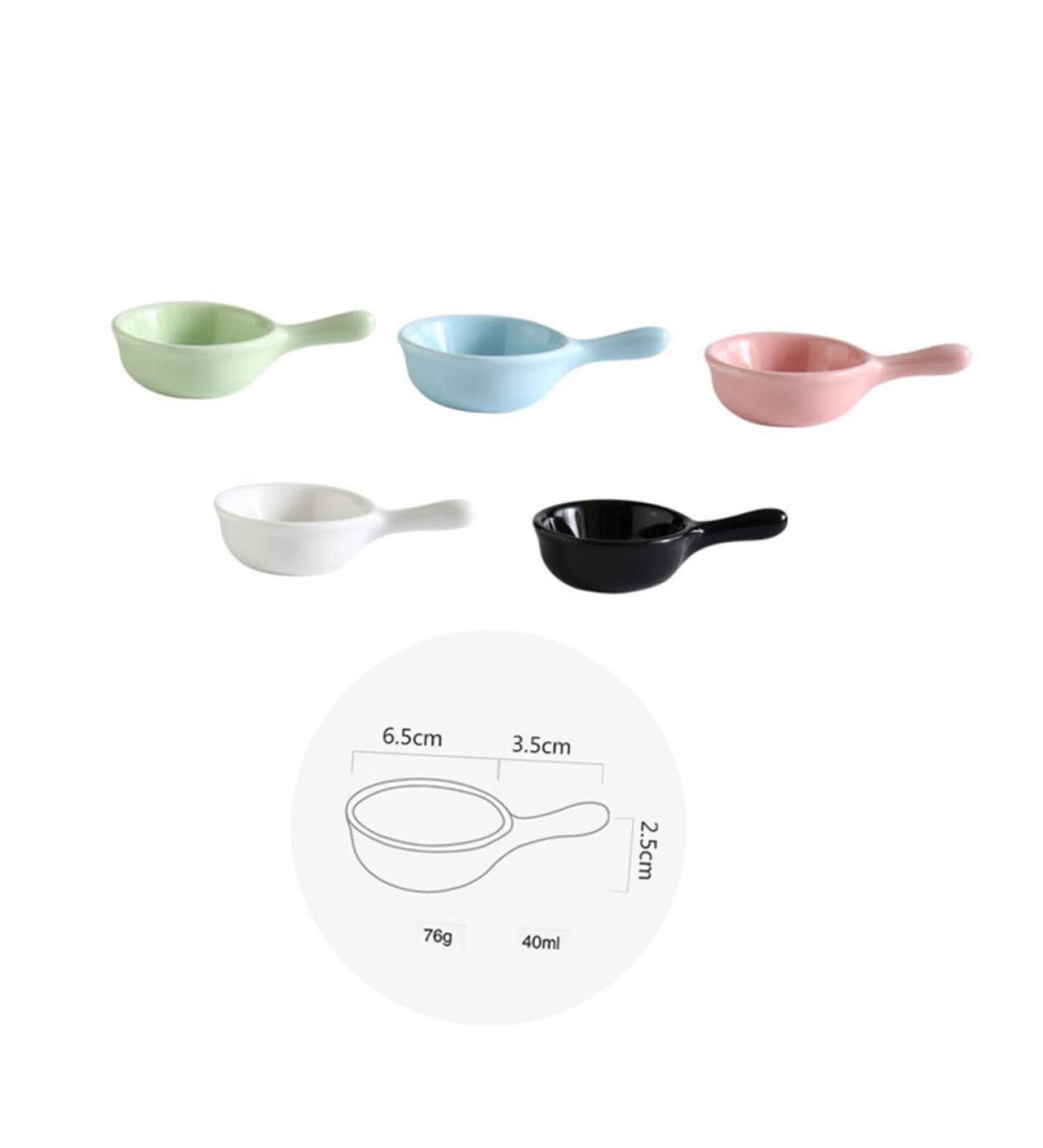 Ciieeo Side Dish Bowl Condiments Server Small Ceramic Bowl Small Sauce Cups Soy Sauce Bowls Appetizer Plates Pinch Bowls Dipping Sauce Dishes Ketchup Bowl Japanese-Style Seasoning Bowl Size 1 Pink - Buy Online on GoSupps.com