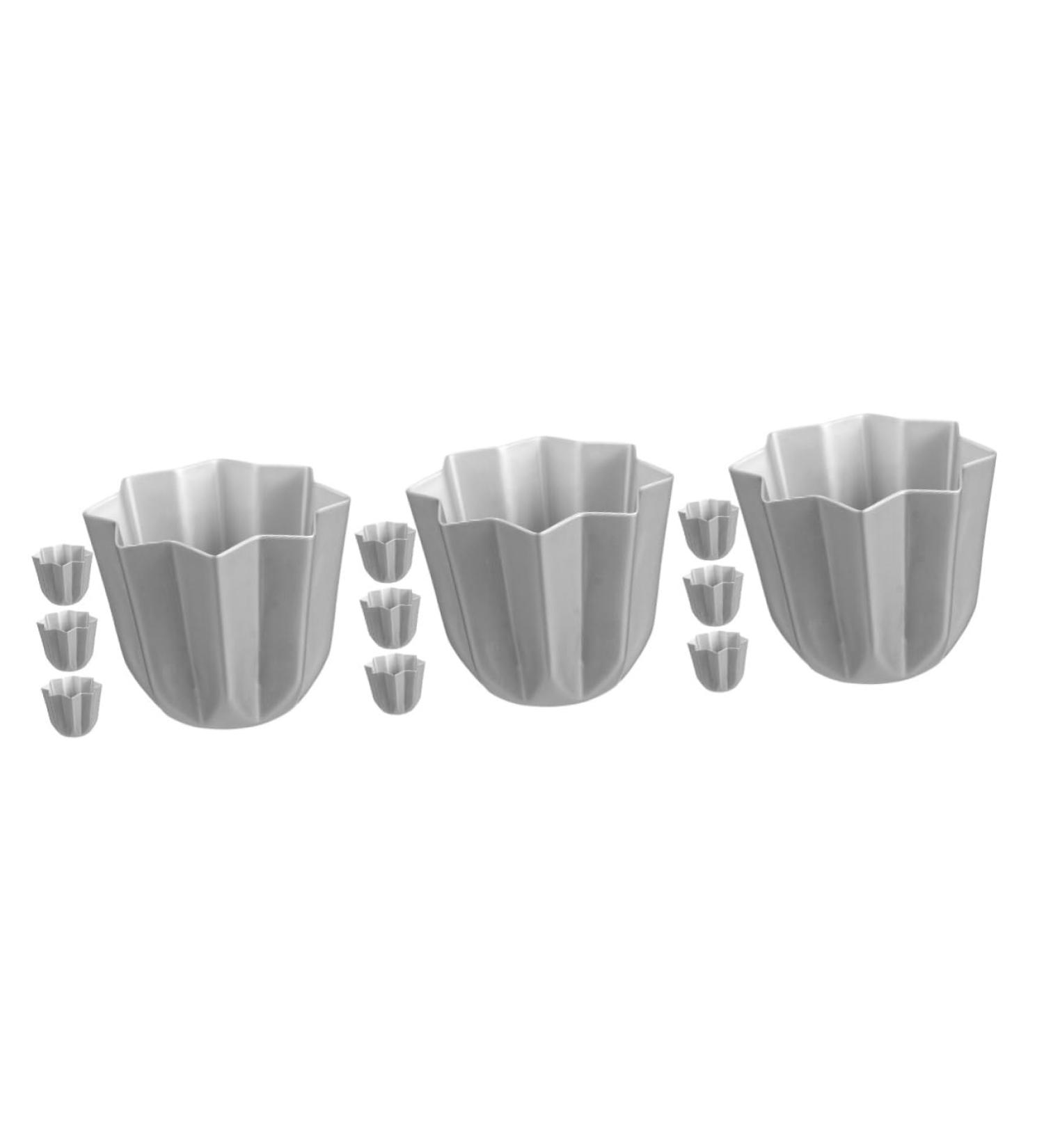 Milisten 12 Pcs Cake Mold Cake Stencil Cookie Cake Pan Cheesecake Cake Pan Pie Chocolate Chip Muffin Cupcake Pan Mutitool Paper Cups Cake Making Tool to Bake Aluminum Alloy Kitchen Supplies 7.6X7.6X6.2CMx3pcs - Buy Online on GoSupps.com