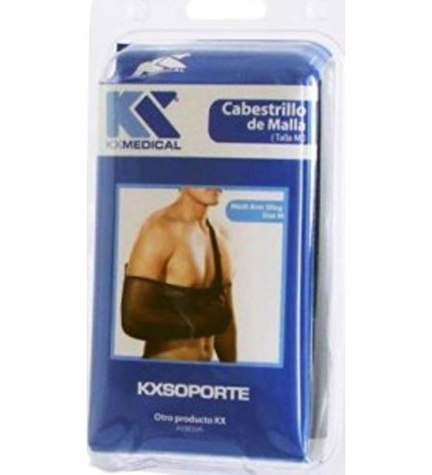 Orthopedic Arm Sling with Pad - Shoulder Immobilizer in Black Mesh Fabric (Small) | International Shipping Available - Buy Online on GoSupps.com