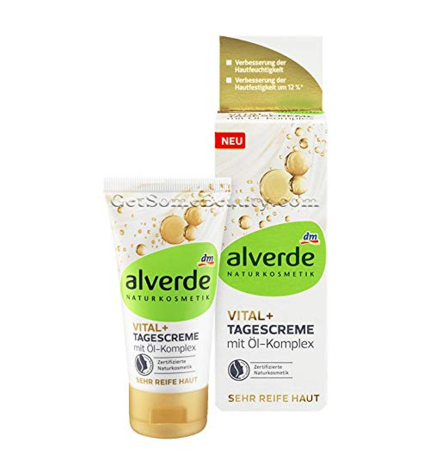 Alverde alverde natural cosmetics Vital+ Day Care with Oil Complex 50 ml