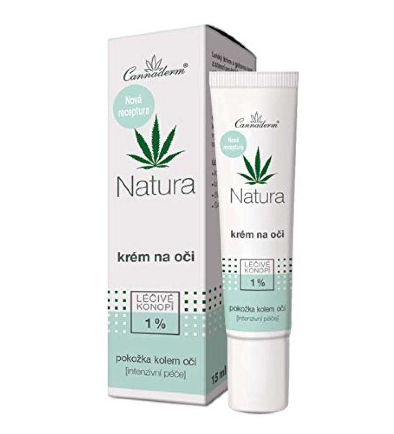 Cannaderm Natura Eye Cream 100% Natural Hemp Based