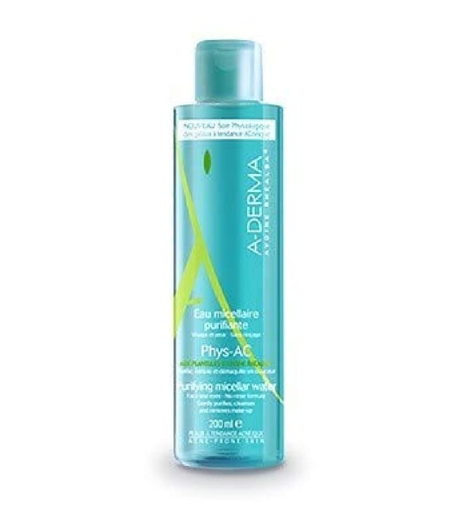 A-Derma Phys-ac Purifying Micellar Water 200ml - Gentle Cleansing for Oily & Acne-Prone Skin | International Shipping Available - Buy Online on GoSupps.com