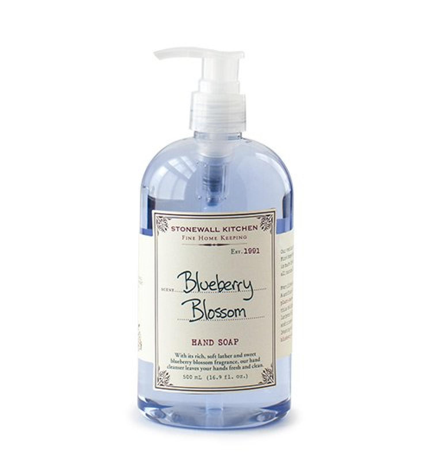 Stonewall Kitchen Blueberry Blossom Hand Soap 16.9 oz - Luxurious Cleaning with Natural Ingredients - Buy Online on GoSupps.com