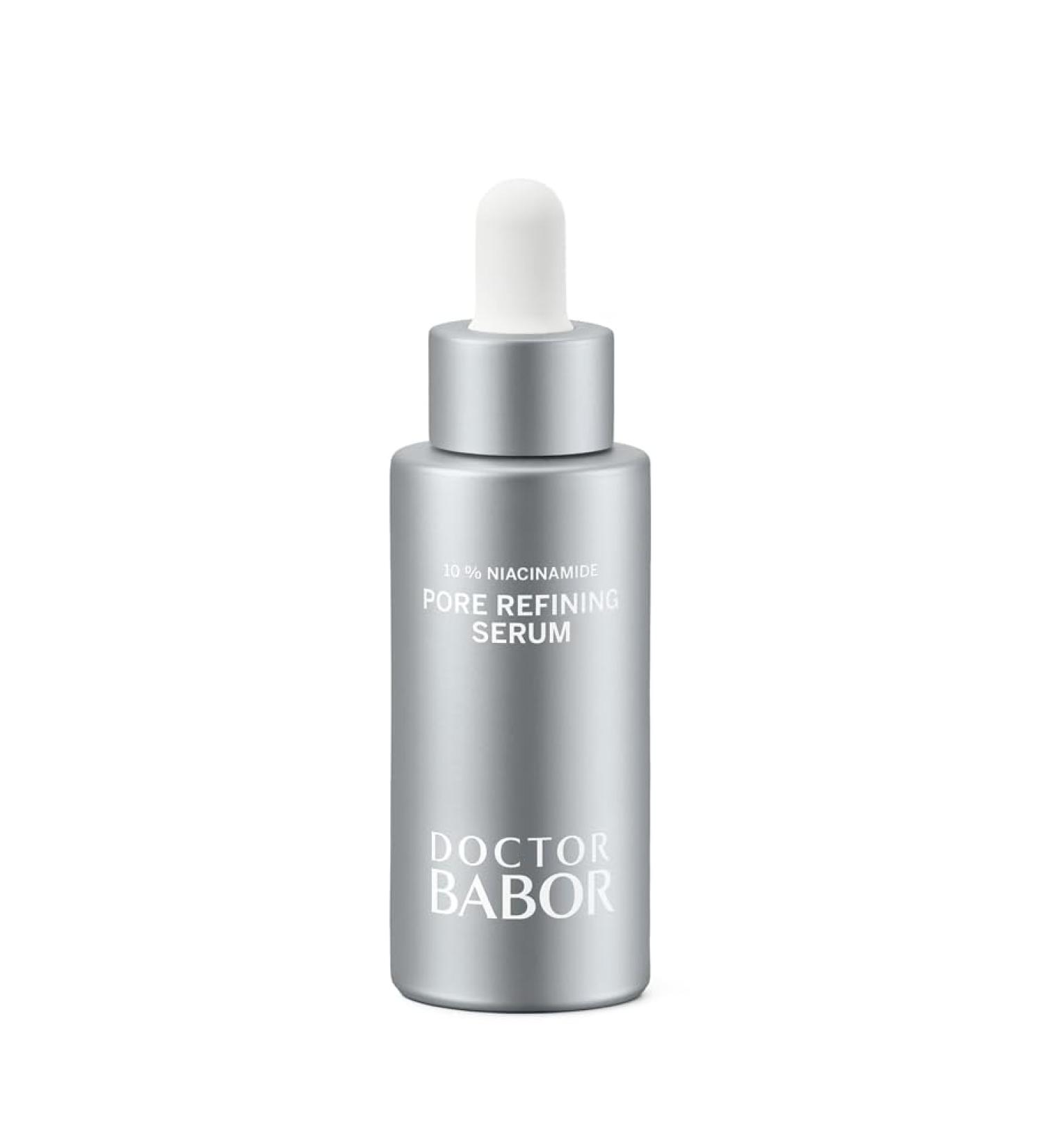 Doctor BABOR Pore Refining Serum with Niacinamide Against Pale Skin and Enlarged Pores Has Mattifying and Pore Refining Effects for Even Skin Complexion Vegan 30 ml - Buy Online on GoSupps.com