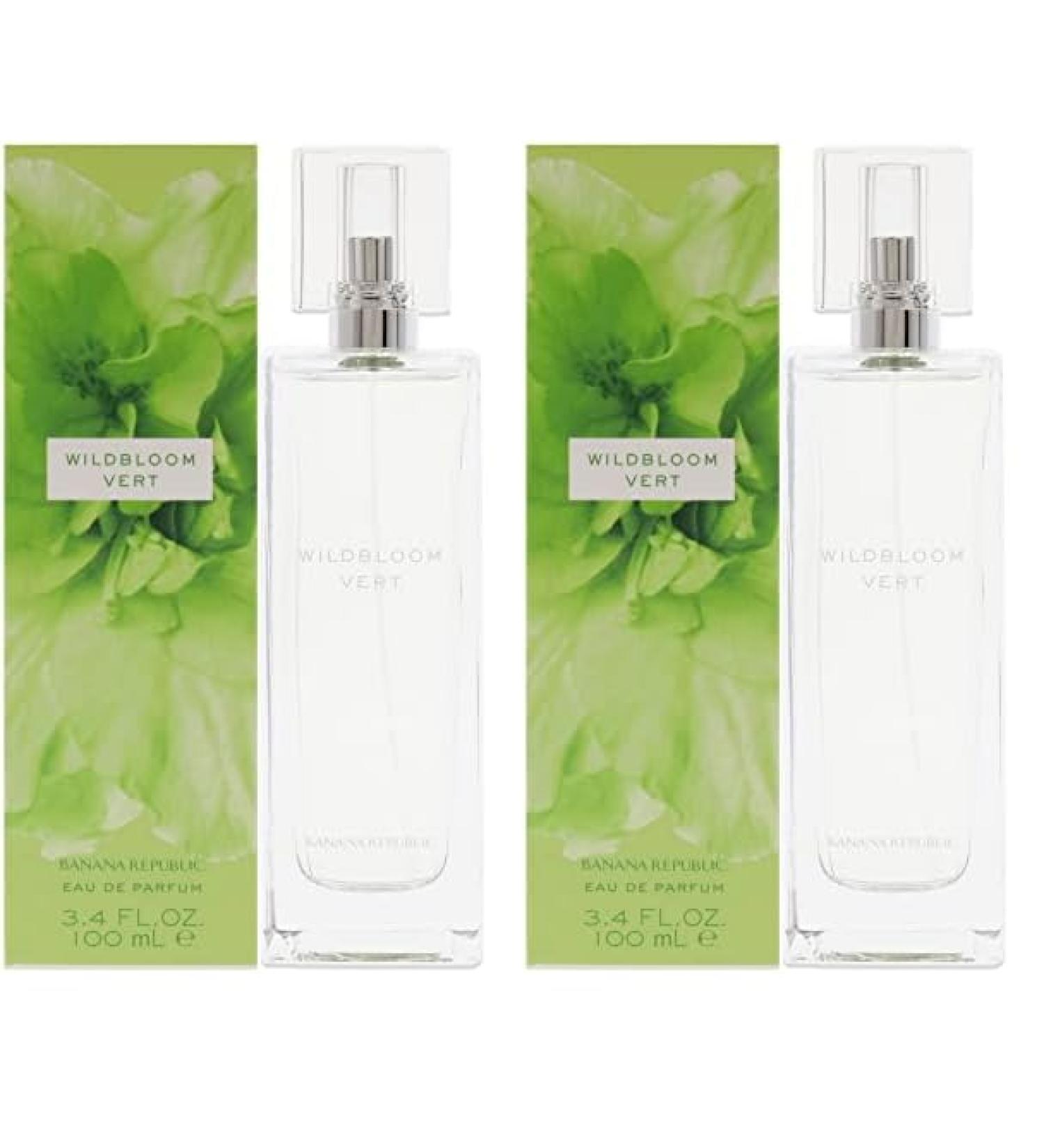 BANANA REPUBLIC Wildbloom Vert Women EDP Spray 3.4 oz (Pack of 2) 3.4 Fl Oz (Pack of 2) - Buy Online on GoSupps.com