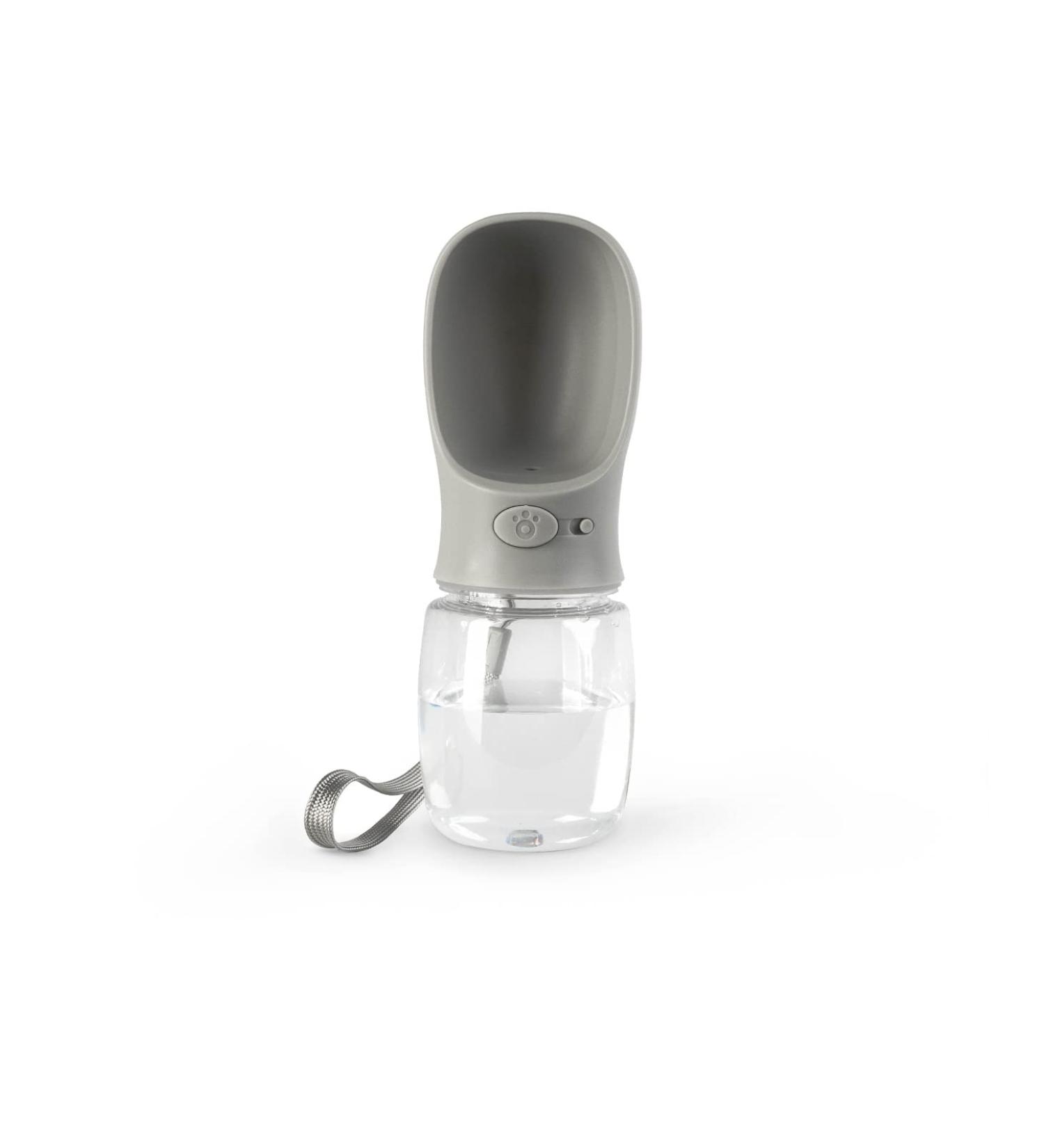 Buy Lionto 350ml Portable Leak-Proof Water Bottle for Dogs | Grey Water Dispenser for On-the-Go Travel - Buy Online on GoSupps.com