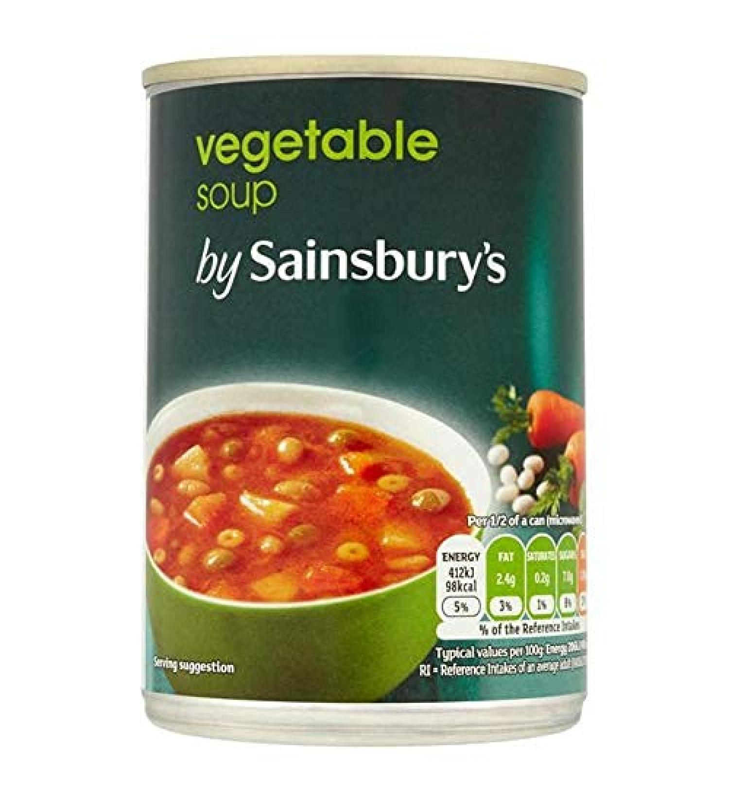  Sainsbury's Sainsbury's Vegetable Soup 400g Our soup remains a family favorite Perfect with a slice of fresh warm bread - Buy Online on GoSupps.com