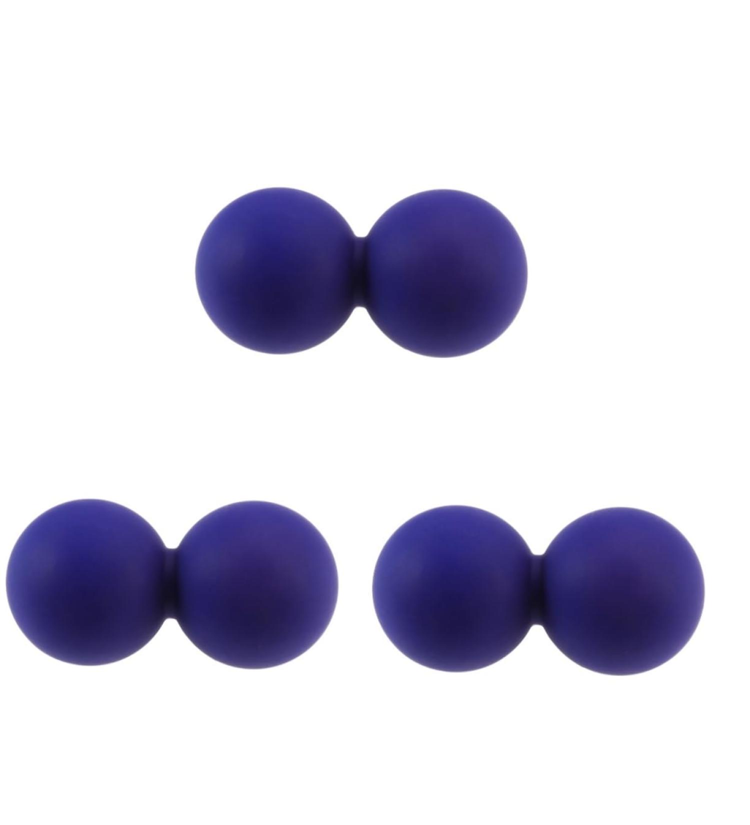 Solustrie 3-in-1 Foot Roller Massage Ball - Acupressure & Relaxation for Plantar Fasciitis & Muscle Relief - Ideal for Yoga & Fitness - Buy Online on GoSupps.com