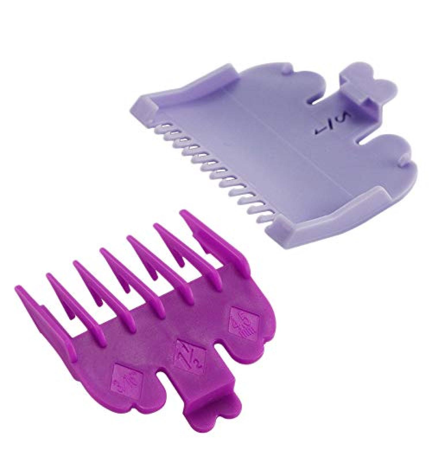 Geynutaly 2Pcs/Set Hair Clipper Guide Comb Beard Trimmer Comb Trimmer Shaver Comb Replacement Clipper Blade Cutter Sleeve - Buy Online on GoSupps.com