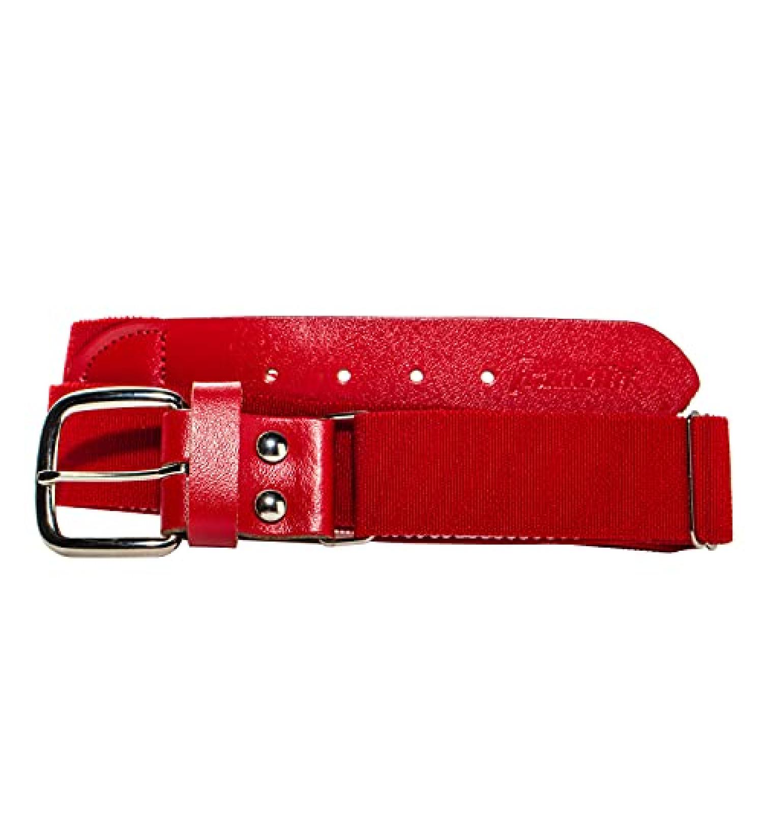 Franklin Sports 1.25" MLB Baseball Belt Red - Buy Online on GoSupps.com