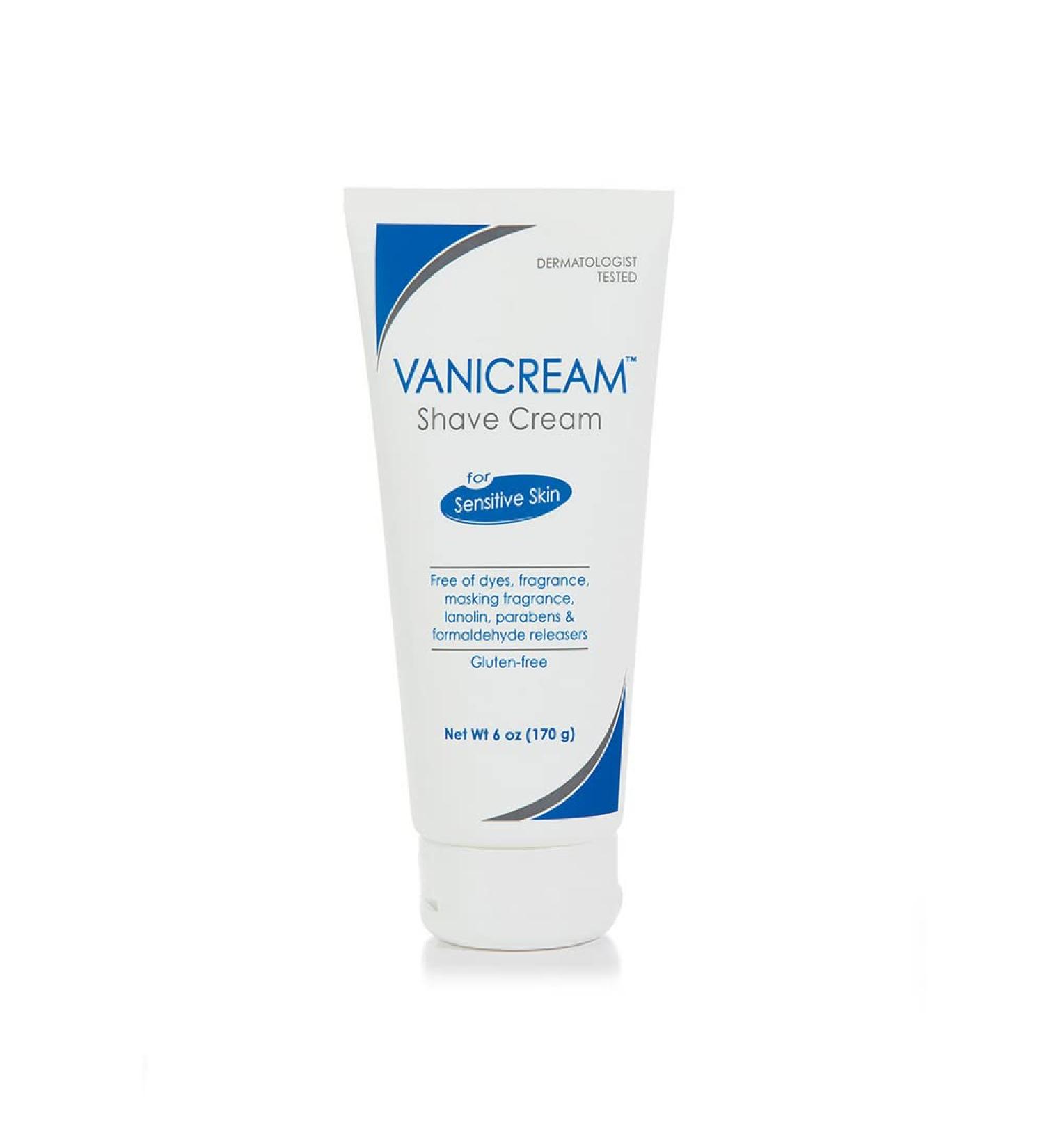 Vanicream Shave Cream 6 Ounce - Fragrance and Gluten Free, Gentle on Sensitive Skin - Buy Online on GoSupps.com