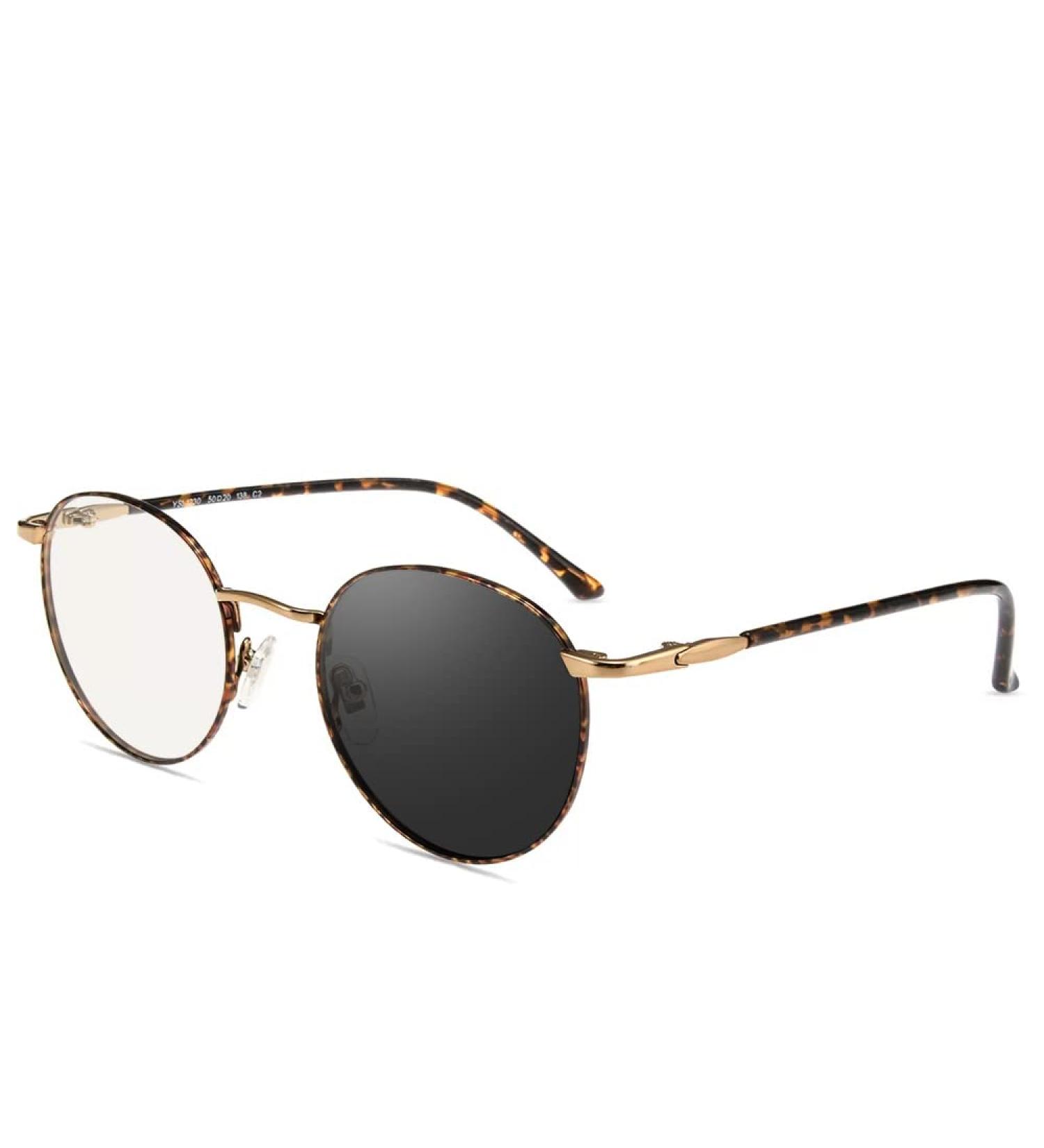 Buy Firmoo Photochrome Sunglasses - Anti Blue Light Filter for Men & Women | Glare Protection & Eye Load Relief | Stylish 2.0x Leopard Design - Buy Online on GoSupps.com