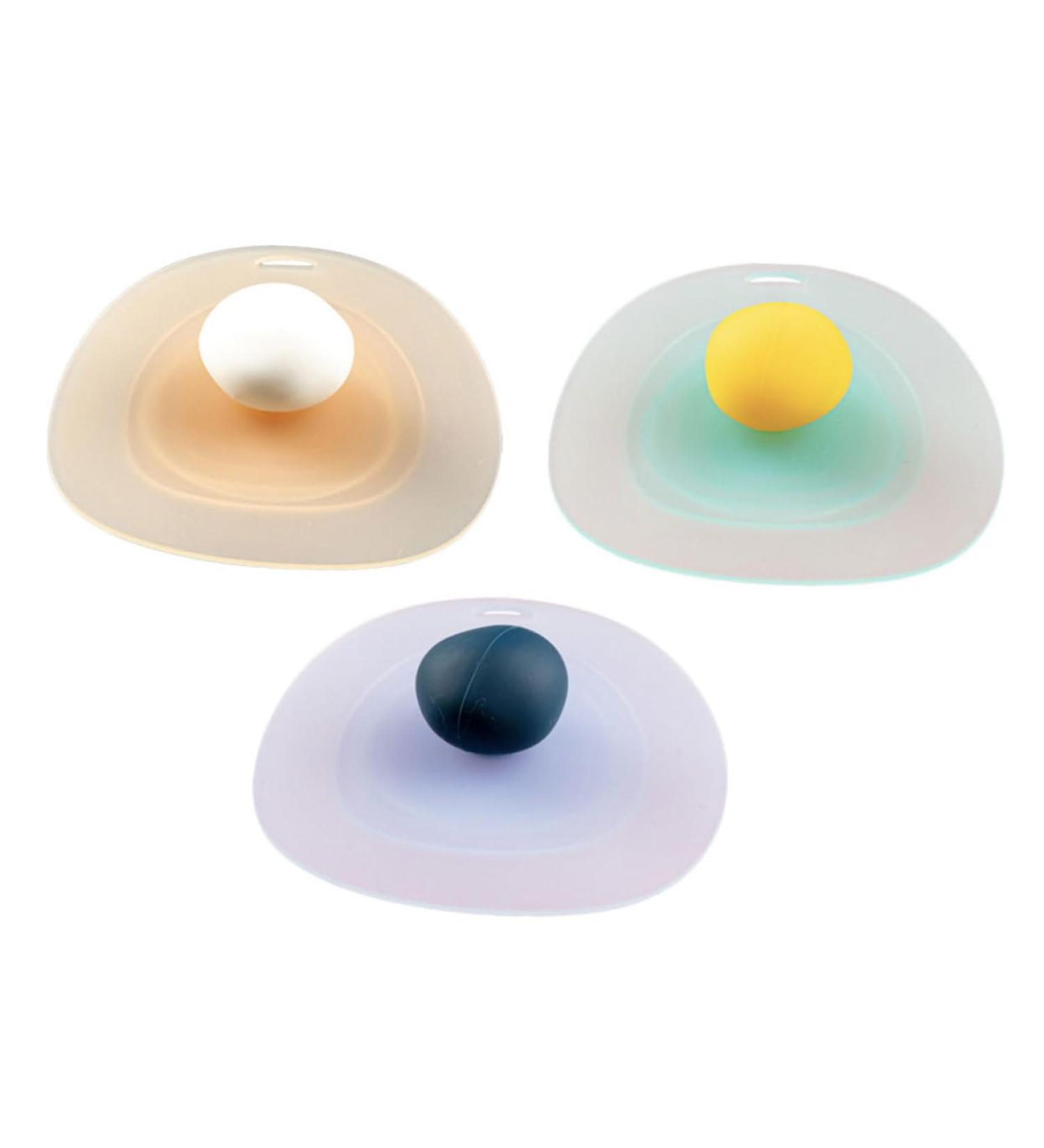 Alipis 3pcs Accessory Mug Silicone Dustproof Cover Multi-function Leakproof Practical Lid Sealed Cup 11.7X10.5CM Assorted Color - Buy Online on GoSupps.com