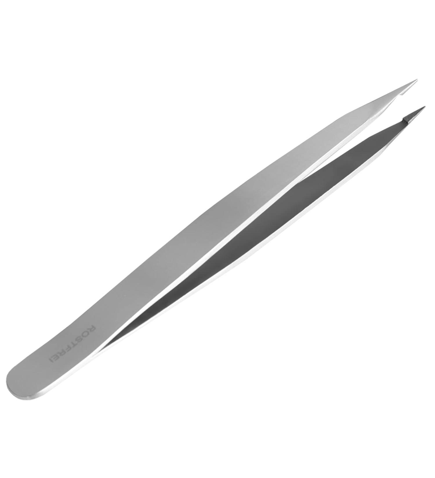 Pointed Precision Tweezers for Hair Plucking & Splinter Removal - Universal Fine Work Tool - Buy Online on GoSupps.com