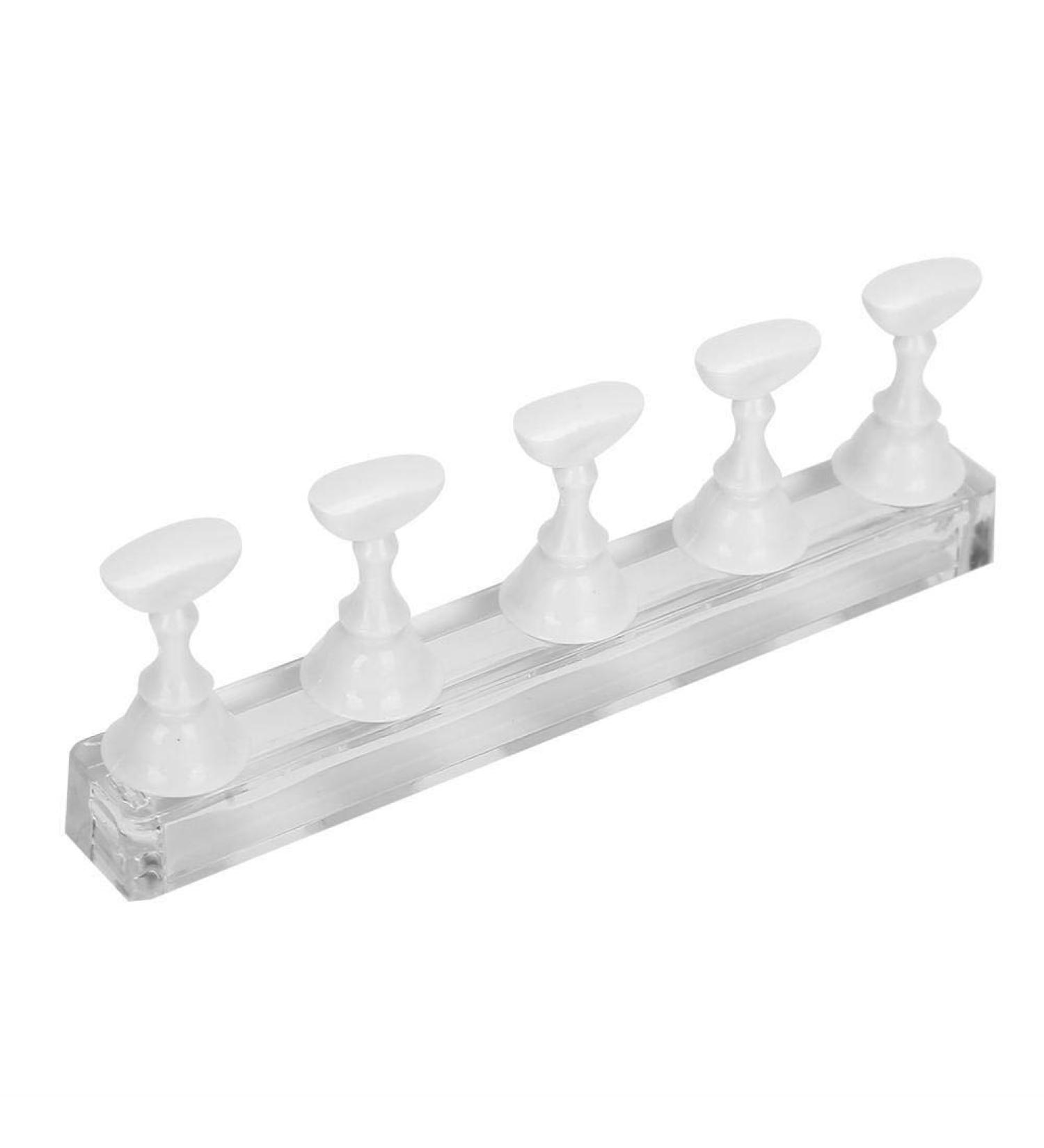 Alupre Magnetic Nail Tip Practice Stand Professional False Nail Holder for Gel Polish Display & Manicure Tool Perfect for Nail Art Enthusiasts - Buy Online on GoSupps.com
