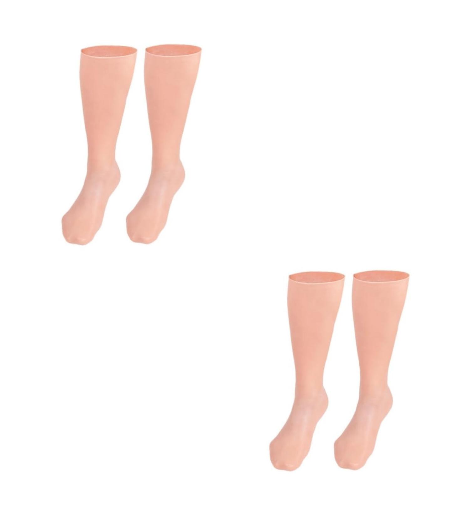 Healeved 2 Pairs Exfoliating Moisturizing Socks Rainbow Birthday Party Hats Feet Moisturising Socks Foot Care Supplies Dry Heels Socks Long Moisturizing Socks Girl Heels Sebs Women's Socks - Buy Online on GoSupps.com