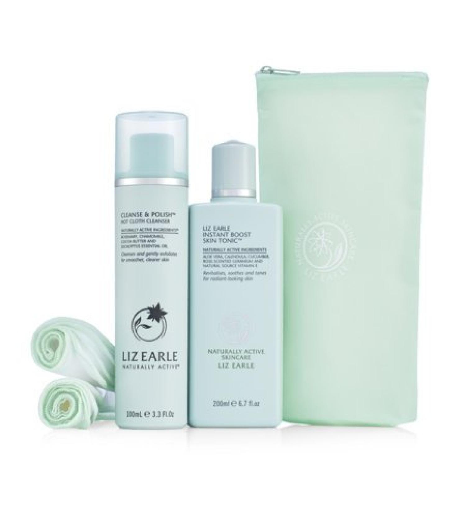 Liz Earle Cleanse & Polish and Instant Boost Skin Toner Set