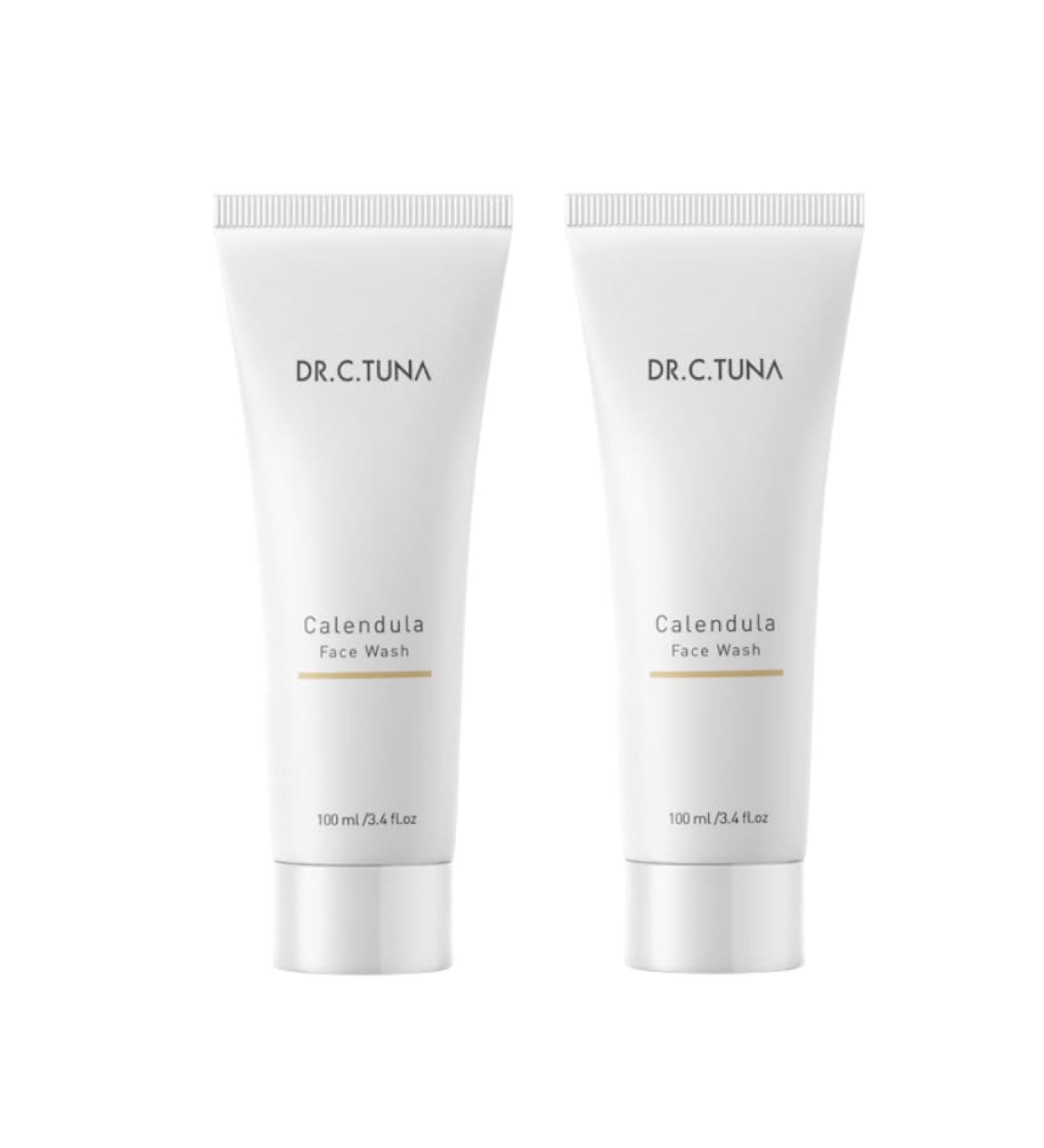 FARMASi Calendula Face Wash Set of 2 Gentle Daily Foaming Cleanser Natural Calendula ExtractHydrating & Refreshing Formula 100 ml / 3.38 fl Oz