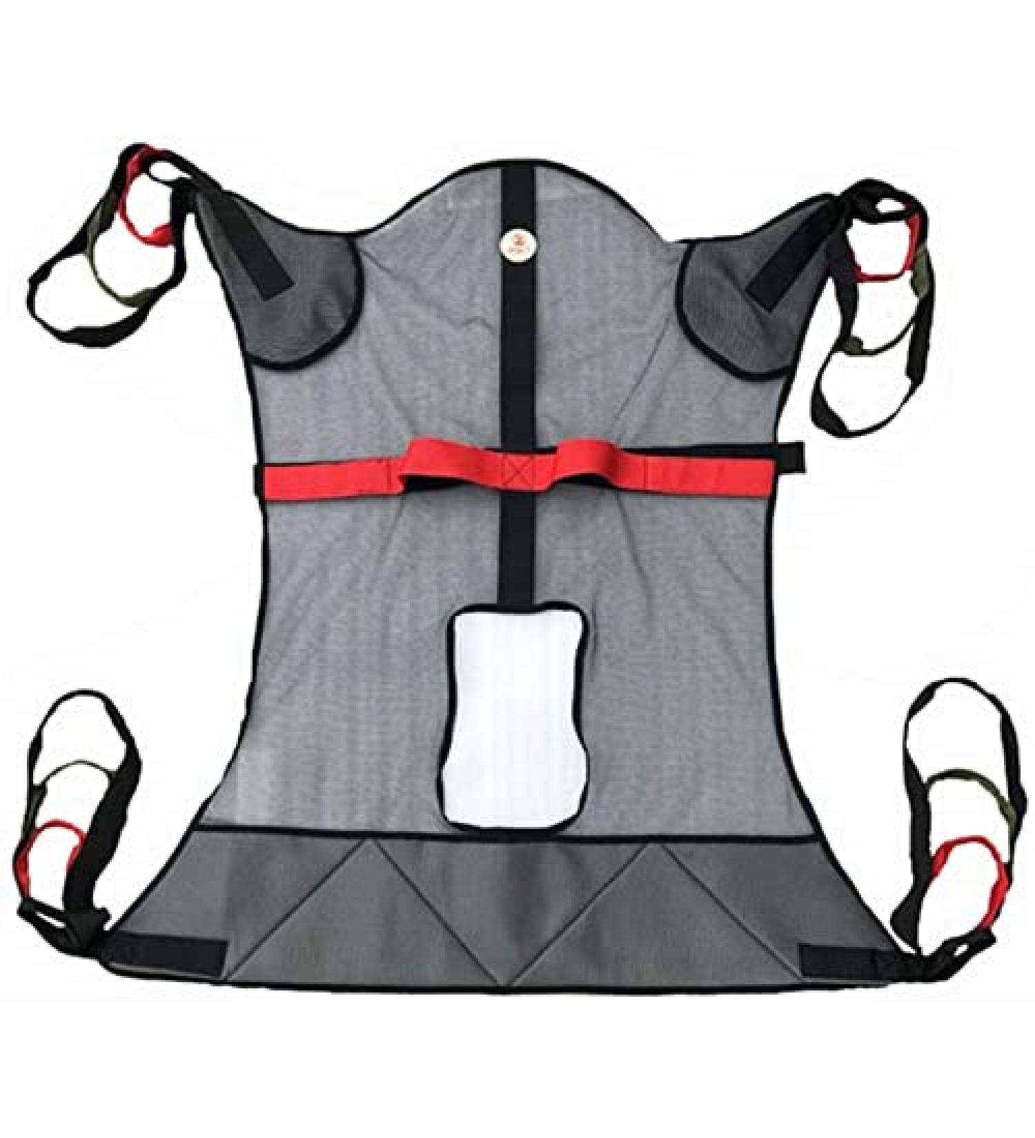 Grooming Harness Lifter Medical Equipment Bariatric Crane Lifting Surgical Transfer Band Strap for Handicap with Four Points of Support