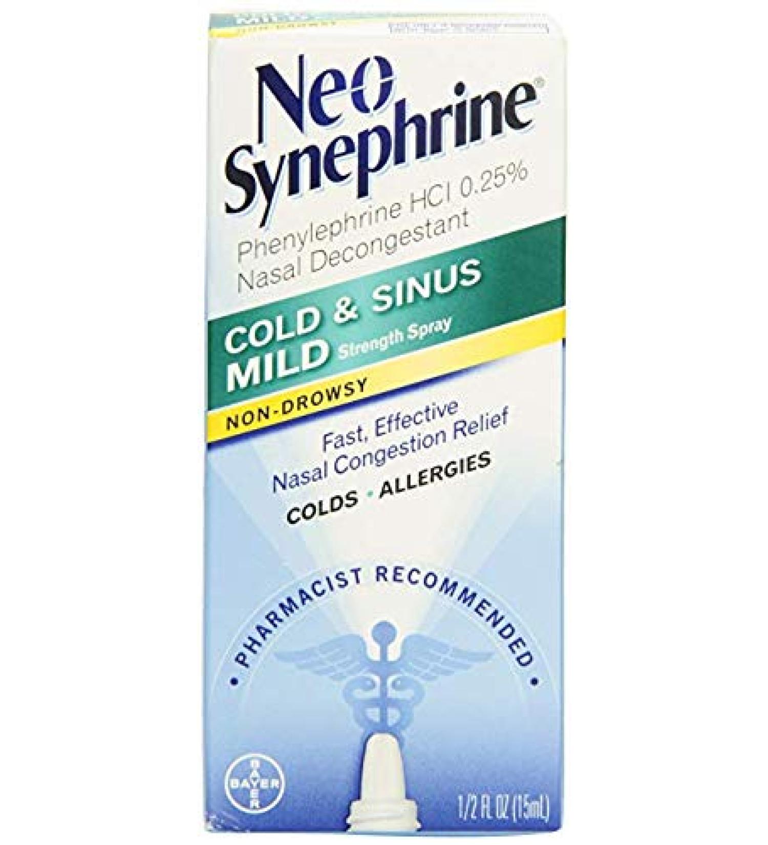 Neosynephrine 596902 Neo-Synephrine Spray Mild, 15 mL