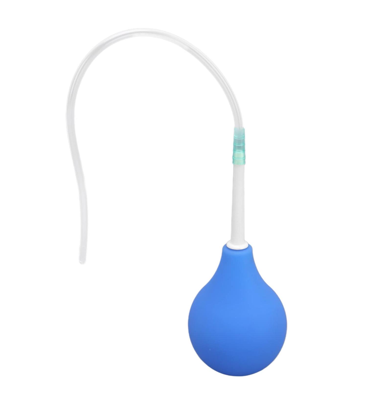 Atyhao Inlet Pear Kit - Reusable Anal Cleaner with Disposable Hose for Women's Daily Body Cleaning - 89ml Blue - Buy Online on GoSupps.com