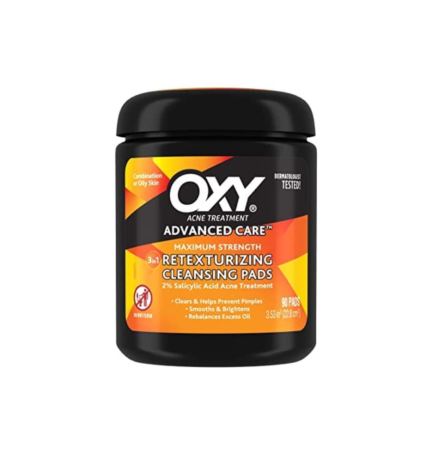 OXY Maximum Action 3-in-1 Acne Treatment Pads - 90 CT | Fast International Shipping - Buy Online on GoSupps.com