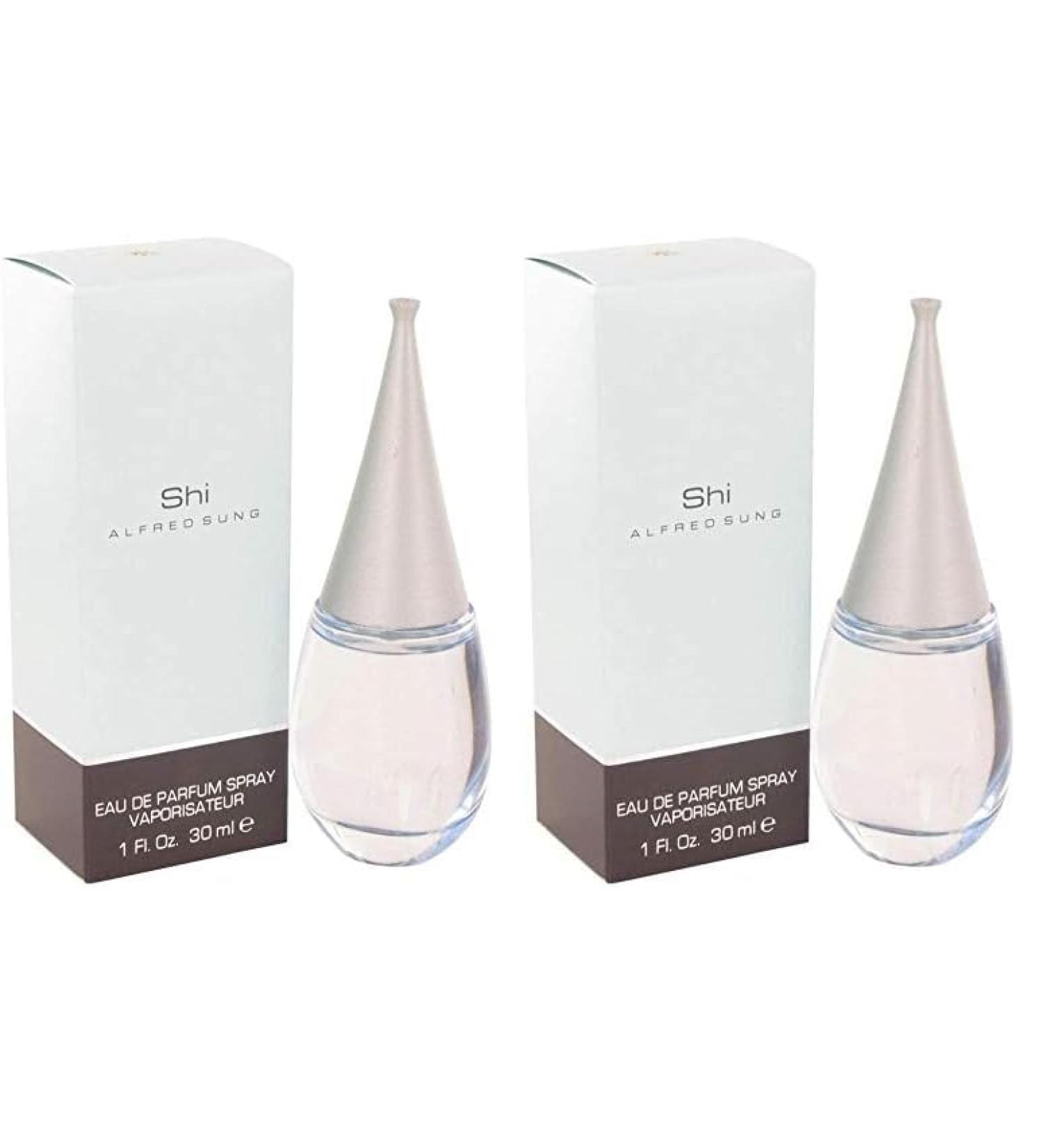 Alfred Sung Shi Eau De Parfum Spray for Women 1.7 Ounce (Pack of 2) Citrus Floral Orange 1 Fl Oz (Pack of 2)
