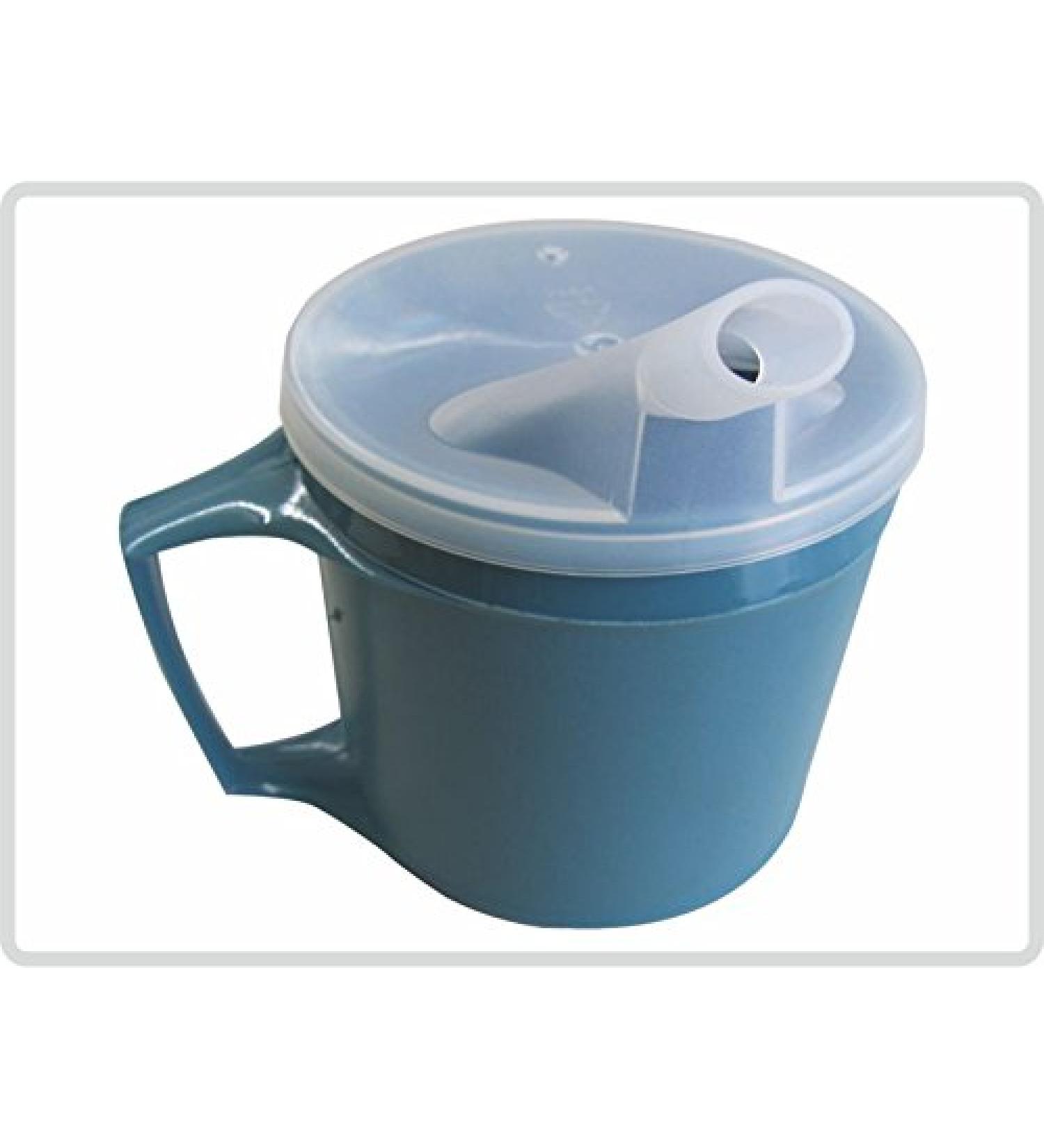 Thermo drinking cup sippy cup hospital cup sippy cup with handle and removable drinking attachment