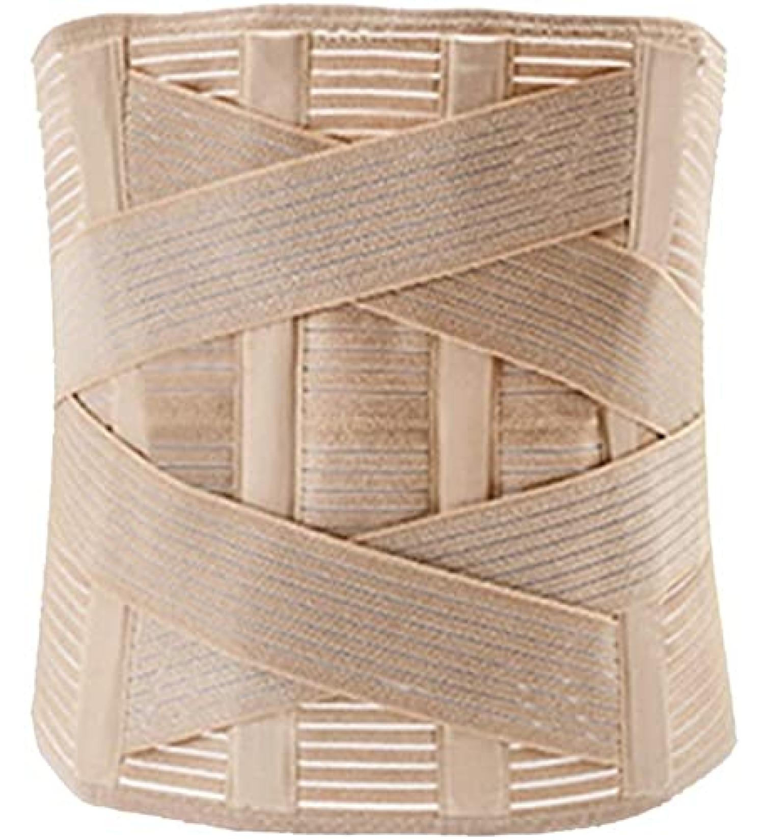 Abdominal Support Belt for Men & Women - Breathable Lumbar Waist Support (Khaki XXXL) - Buy Online on GoSupps.com
