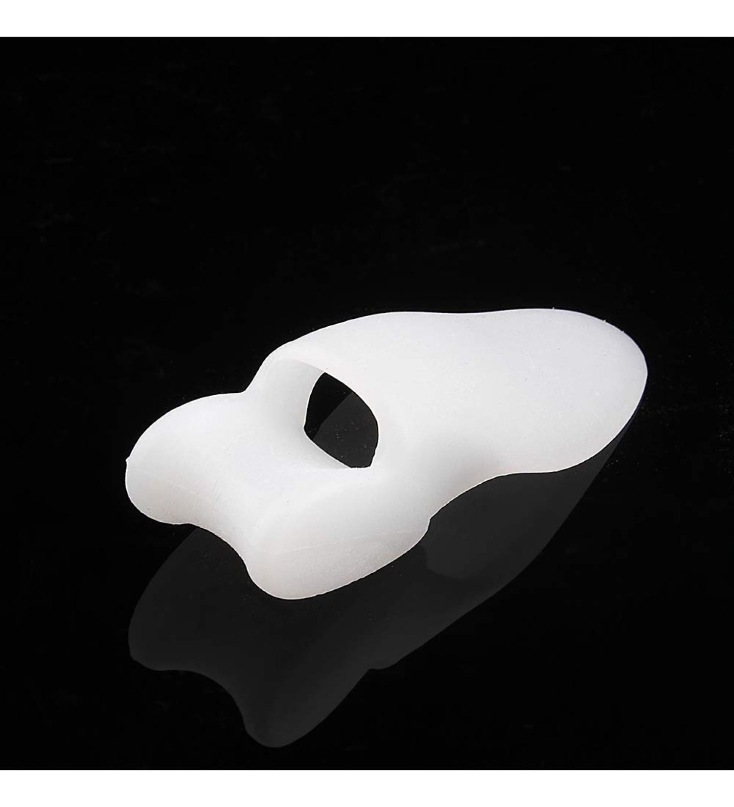 Silicone Toe Protector Bunion Corrector Spreader (Pack of 2) - White - Buy Online on GoSupps.com