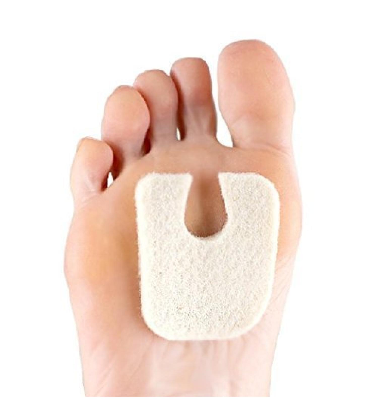 Dr. Jills Felt 1/4 Thickness U-shaped Callus Pads (Pack 100) 100 Count (Pack of 1)