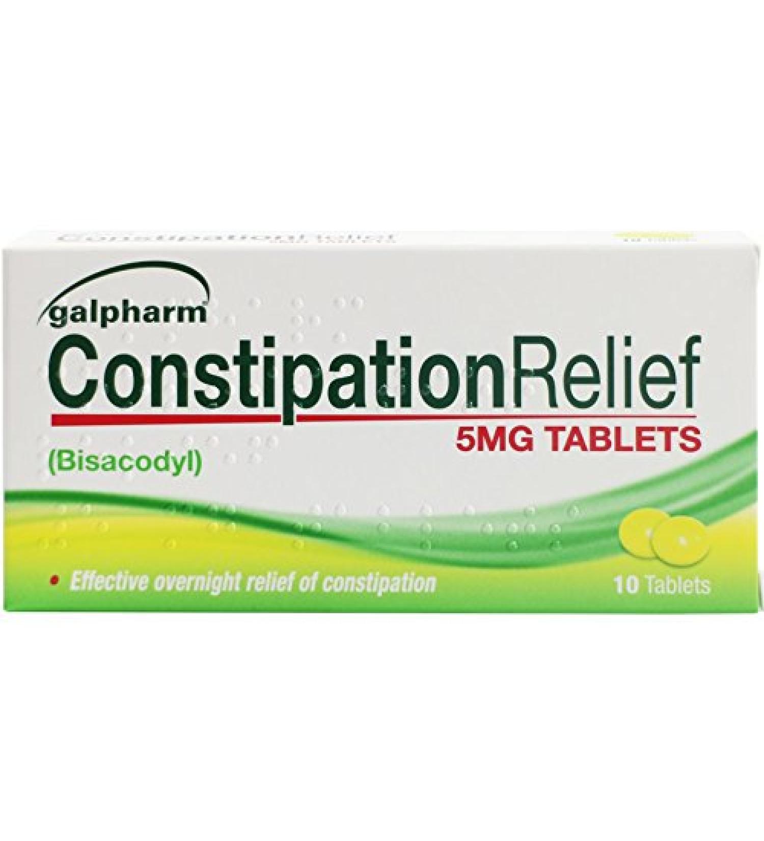 Galpharm Entrolax (Bisacodyl 5mg) Effective overnight relief of constipation - 20 x 10 200 tablets