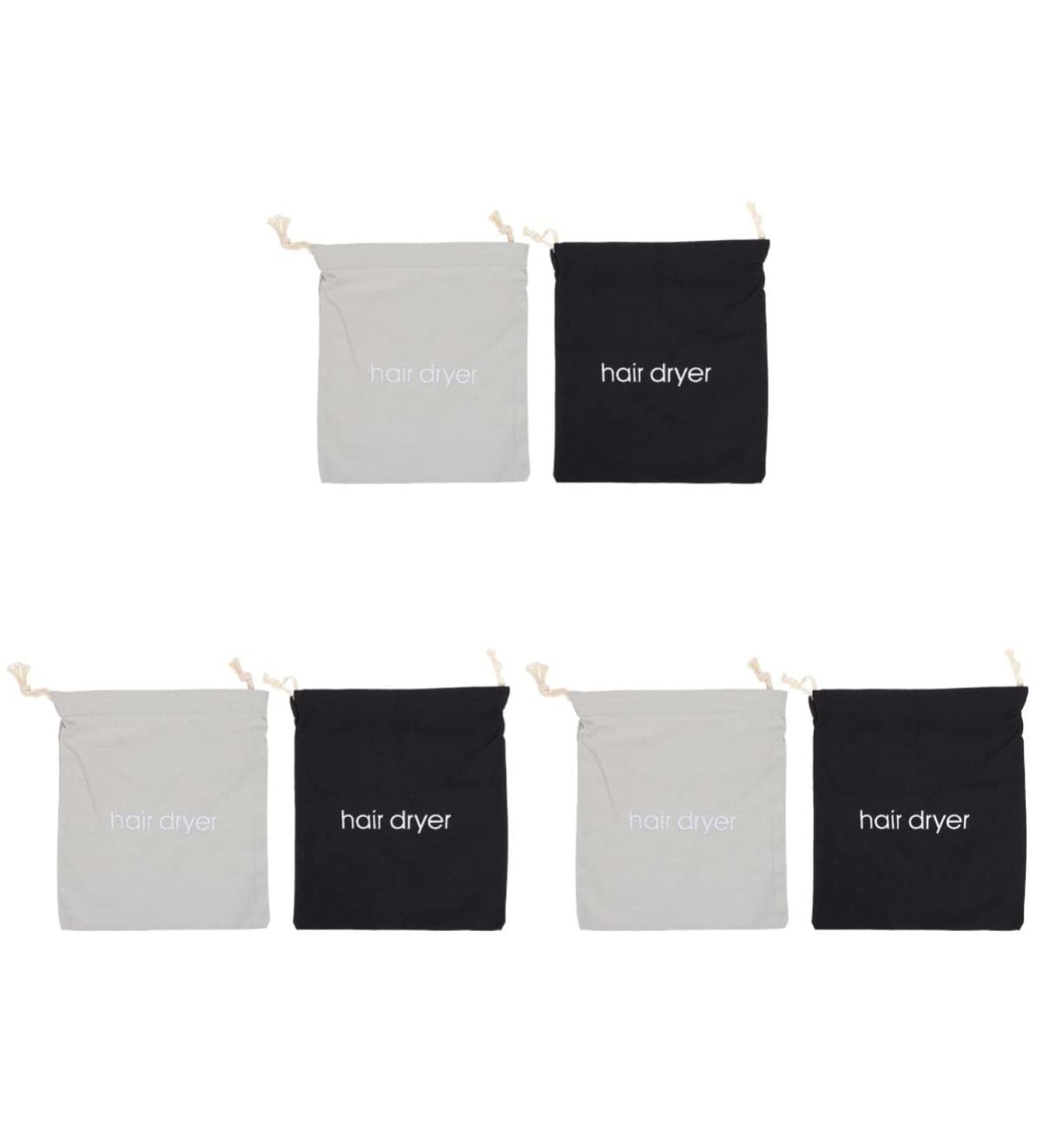 Healeved 6 Pcs Hair Dryer Storage Bag Travel Hair Dryer Bags Hair Dryer Holder Drawstring Travel Bag Fabric - Buy Online on GoSupps.com