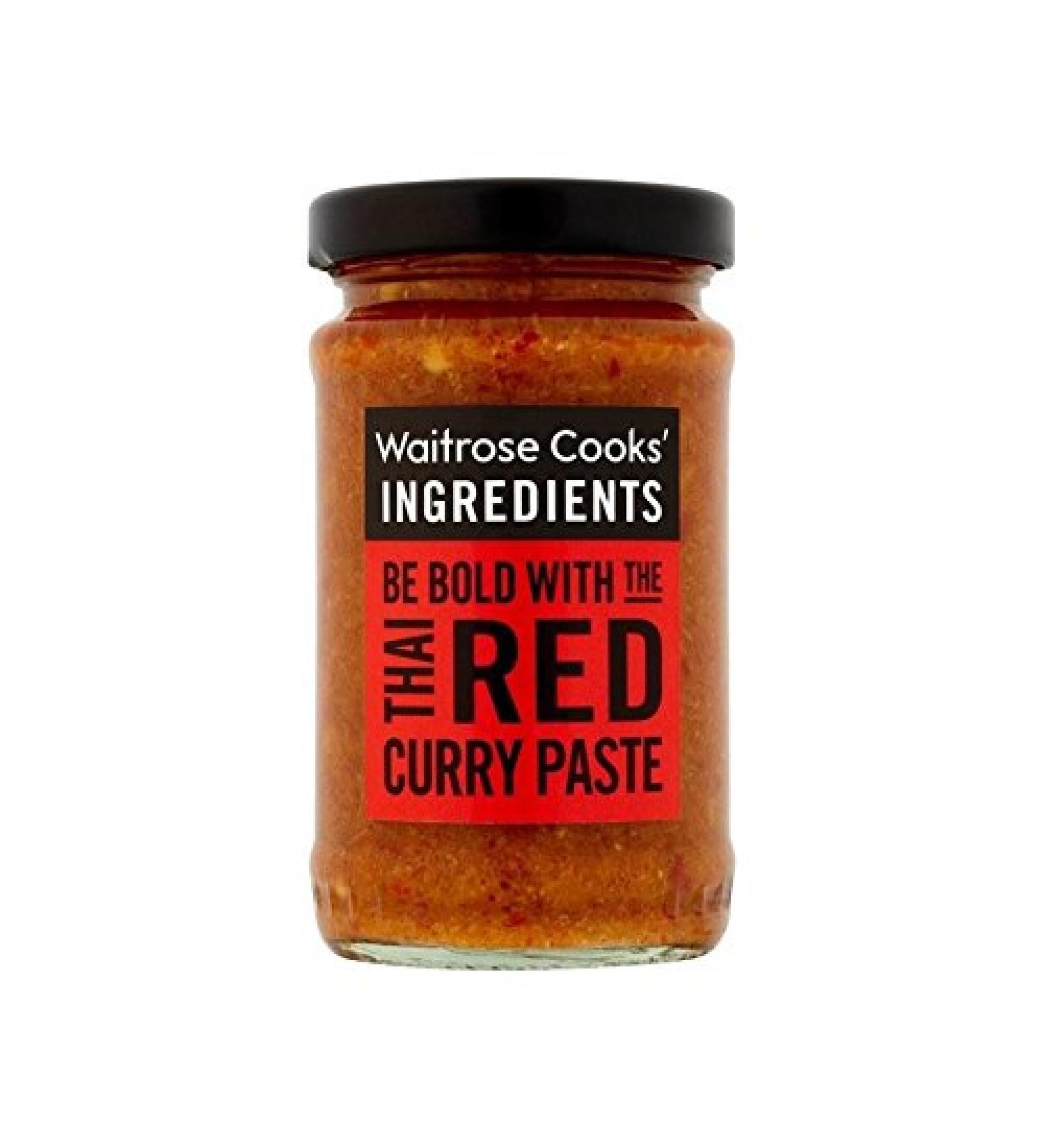 Cook's Ingredients Curry Red Thai Waitrose Paste 100g - Pack of 6