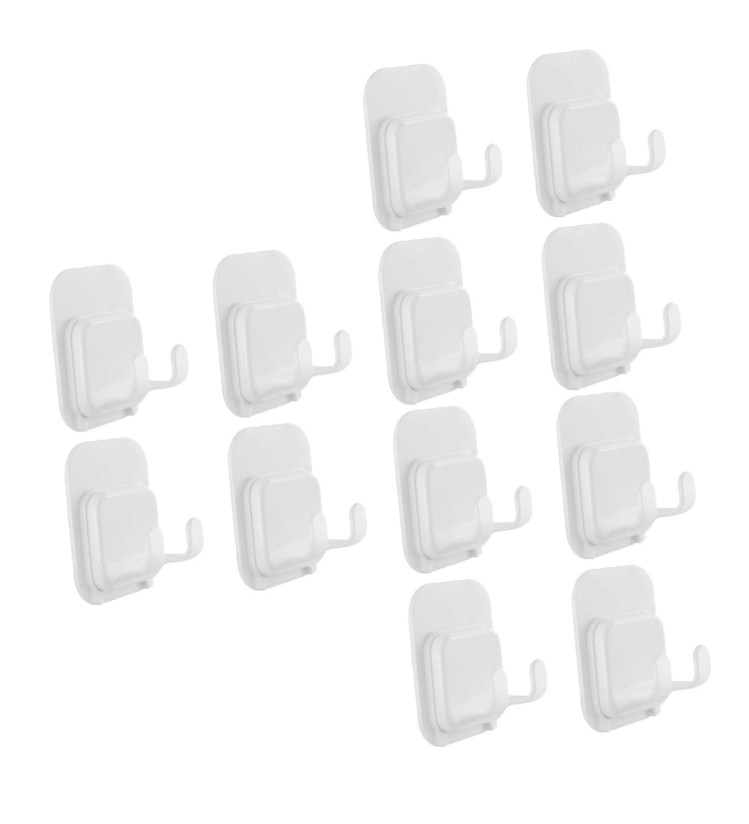 Housoutil 12 PTH Hook Insert - Adhesive Razor Hanger for Bathroom | Sticky Hooks & Holders for Drying Razors - Buy Online on GoSupps.com