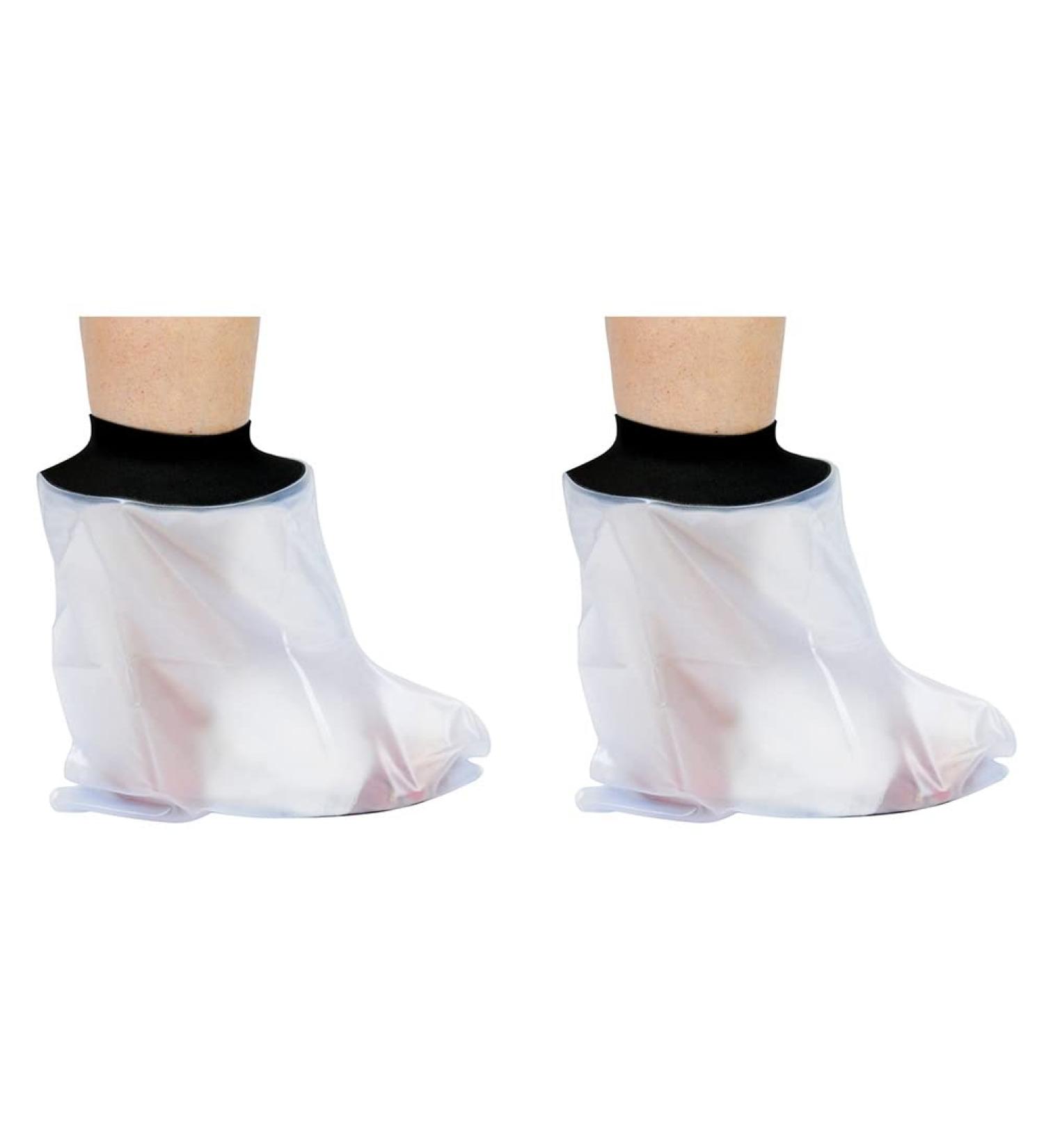 Kikolufy 2X Waterproof Cast Cover Leg for Adult Ankle Shower Bath Watertight Foot Protector Wounds for Swimming Bath Accessories - Buy Online on GoSupps.com