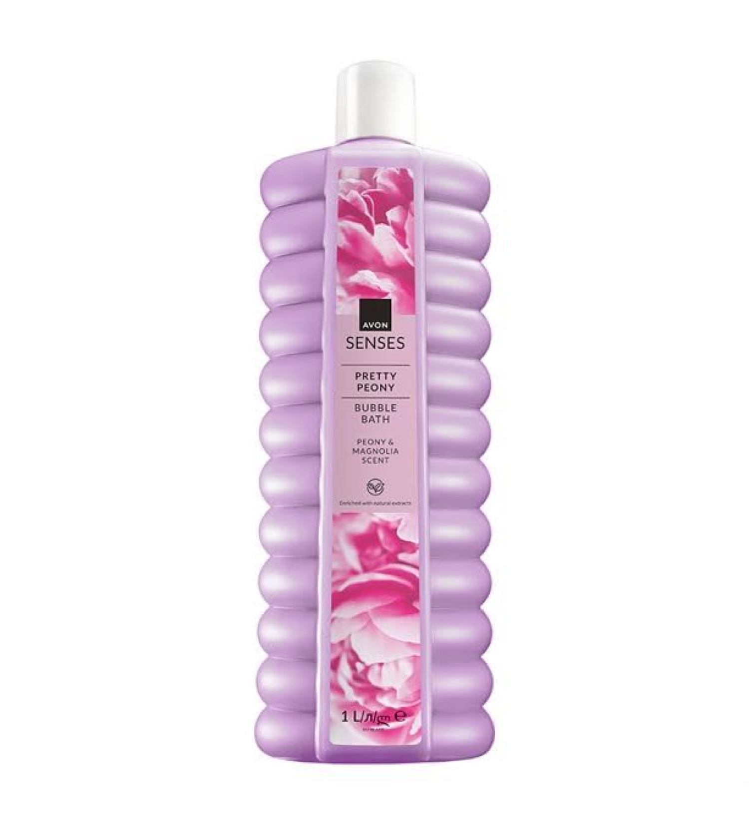 Avon Bubble Bath Pretty Peony Foaming Bath 1L Peony/Magnolia