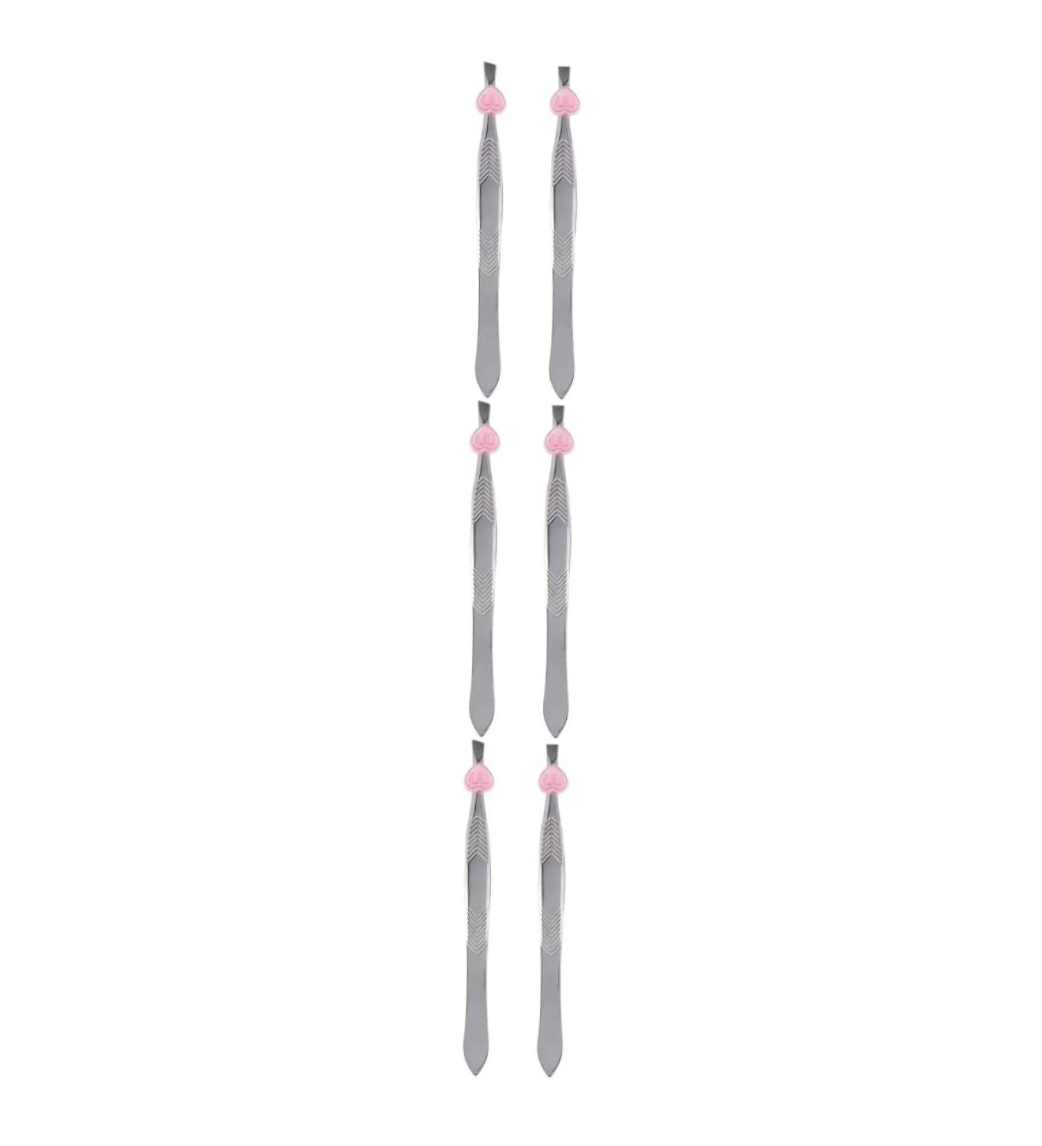 Minkissy Professional Eyebrow Care Tools - 6 Piece Set Gimmicky Tweezers & Scissors for Precision Hair Removal - Buy Online on GoSupps.com