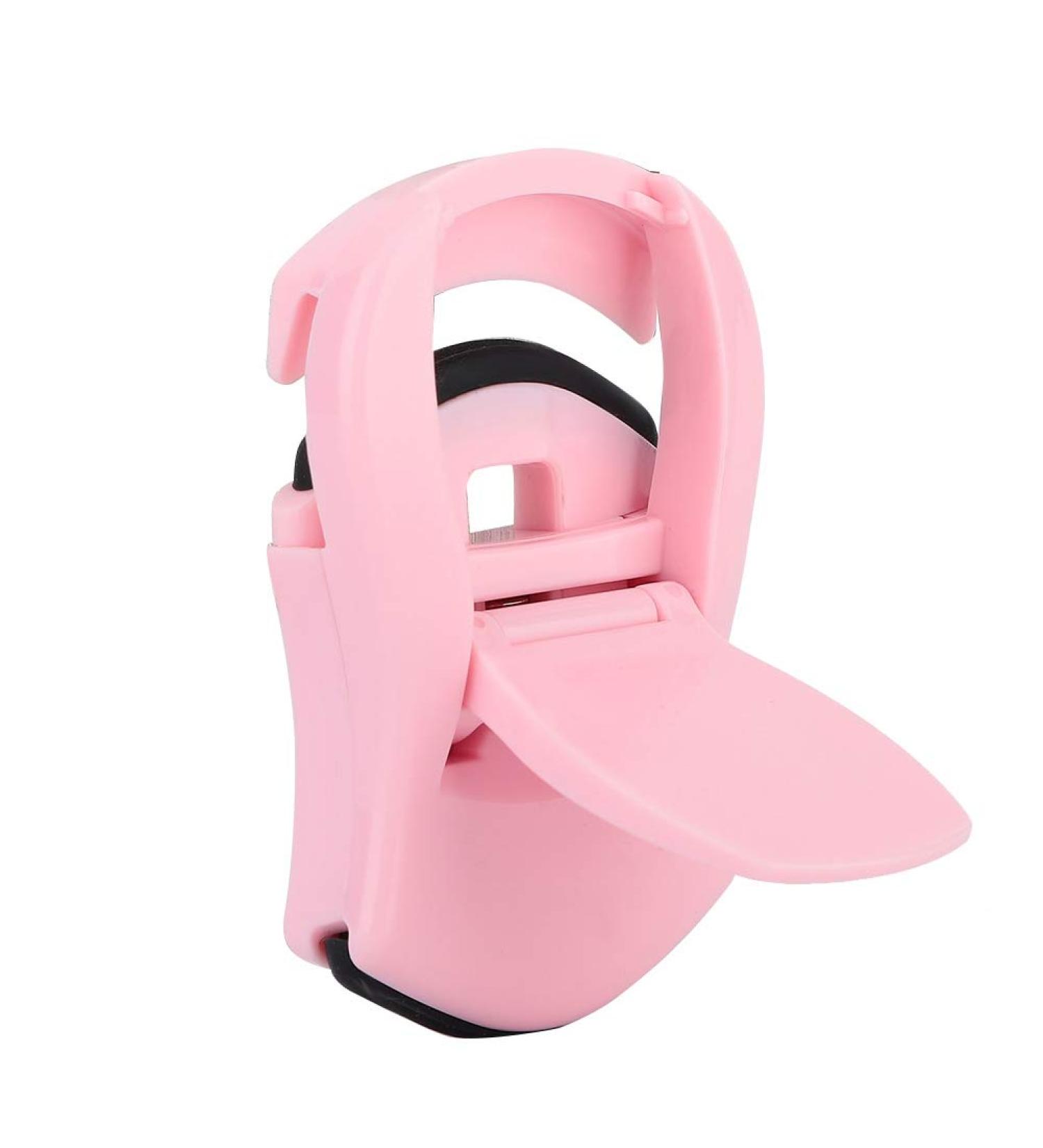 Portable Pink Eyelash Curler - Mini Eye Lash Curler for Travel | Perfect Lashes Anywhere - Buy Online on GoSupps.com