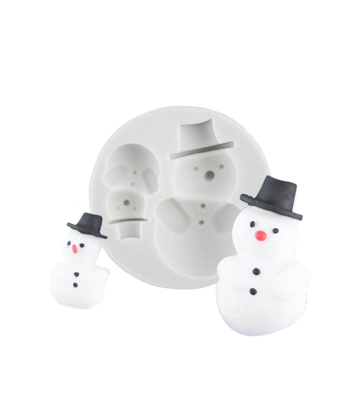 Zerodeko Capacillos para Cupcake Santa Claus Candy Silicone Ice Cube Trays Baking Cupcake Pan Silicone Candy Molds Candle Molds Snowman Candy Mold De para Gelatinas White Chocolate Decorate - Buy Online on GoSupps.com