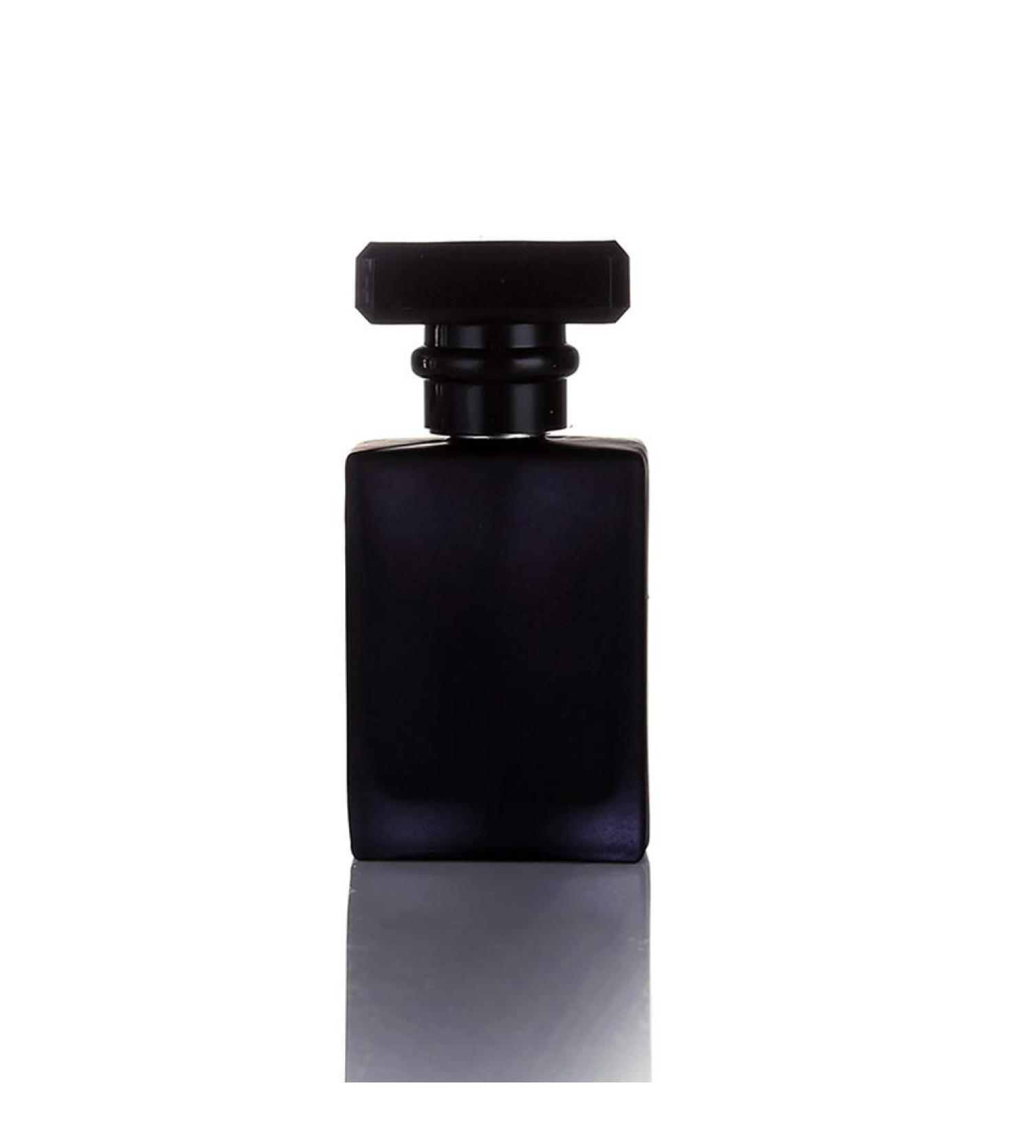30ML Glass Refillable Perfume Bottle Portable Square Cologne Empty Atomizer Bottle for Travel (Black) - Buy Online on GoSupps.com