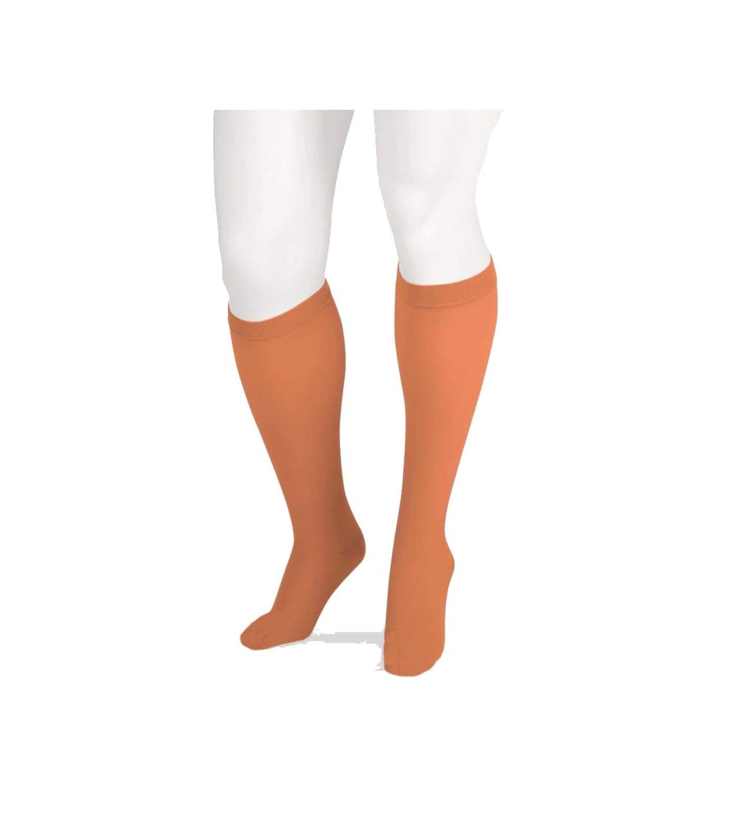Juzo Soft 2001 20-30mmhg Compression Closed Toe Knee-High Stocking Cinnamon 5 (V)