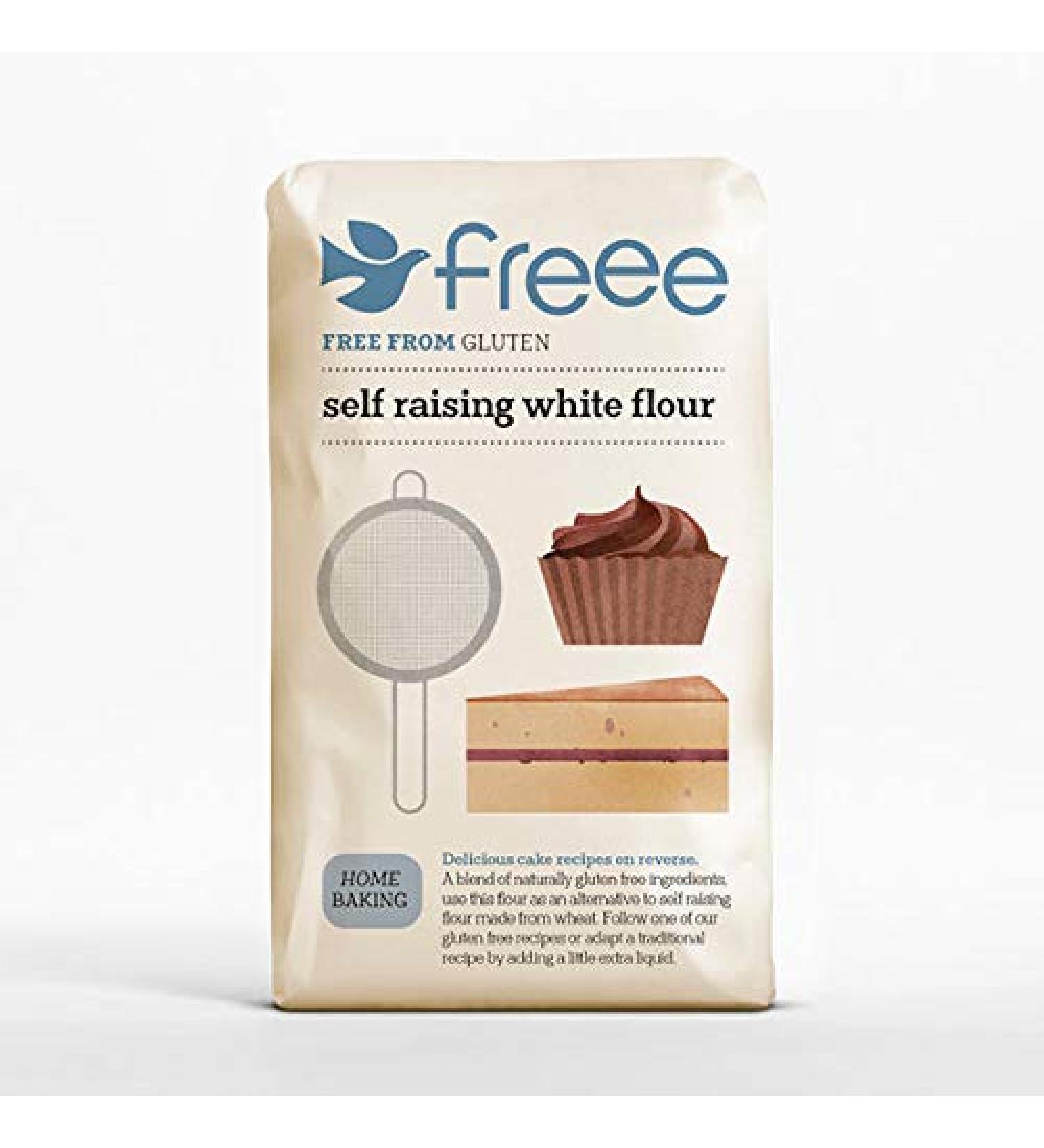 Doves Farm White Self Raising Flour Gf (5 X 1Kg)