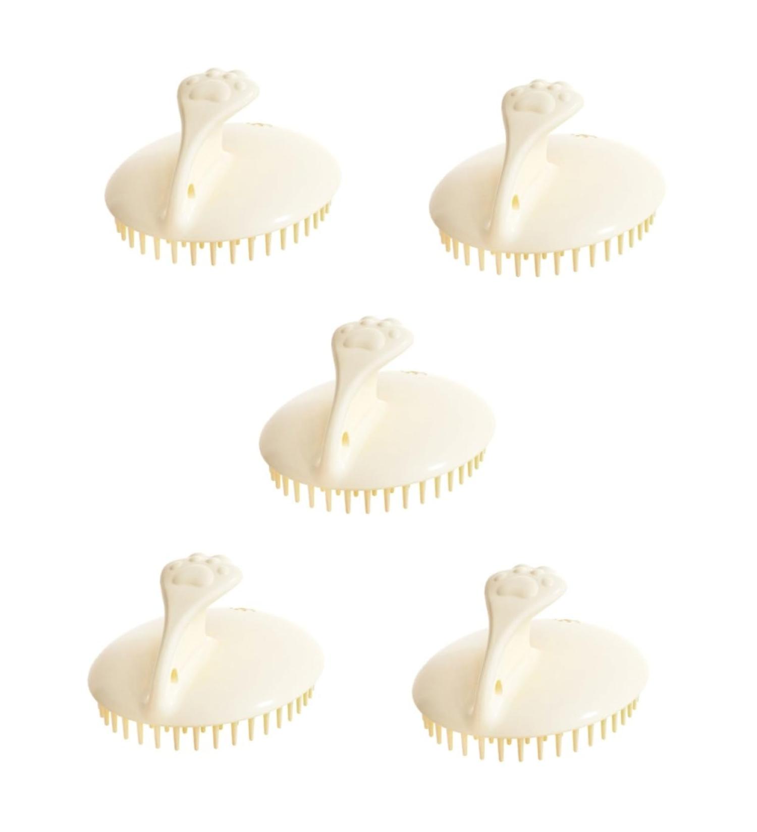 Healvian 5-St Shampoo Massage Comb - Candy Plastic Brush for Hair Care | Anticaida Shampoo Massage Brush Set (5 Pieces) - Buy Online on GoSupps.com
